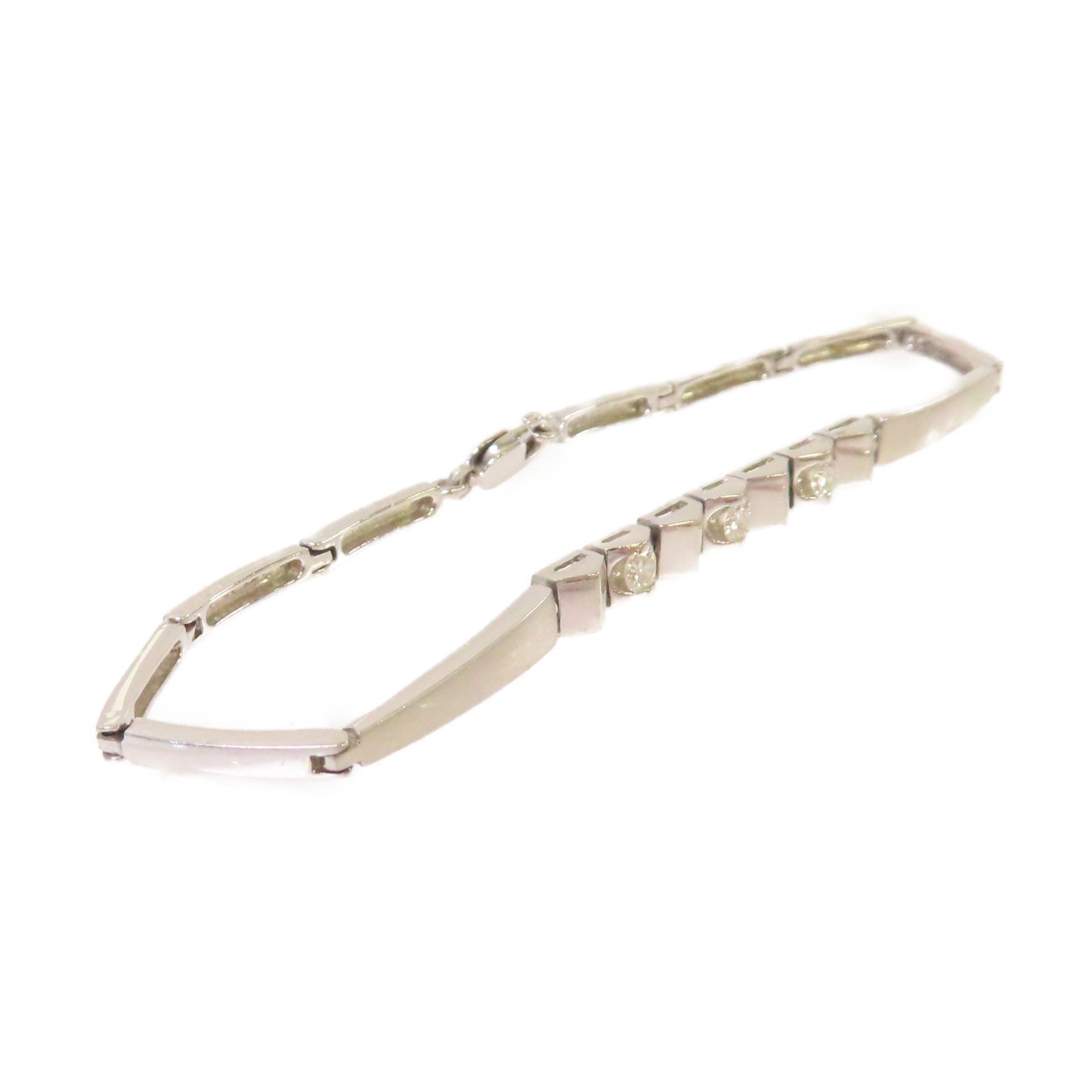 JEWELRY PT950鉑金Diamond Bracelet 0.02ct鑽石手鏈