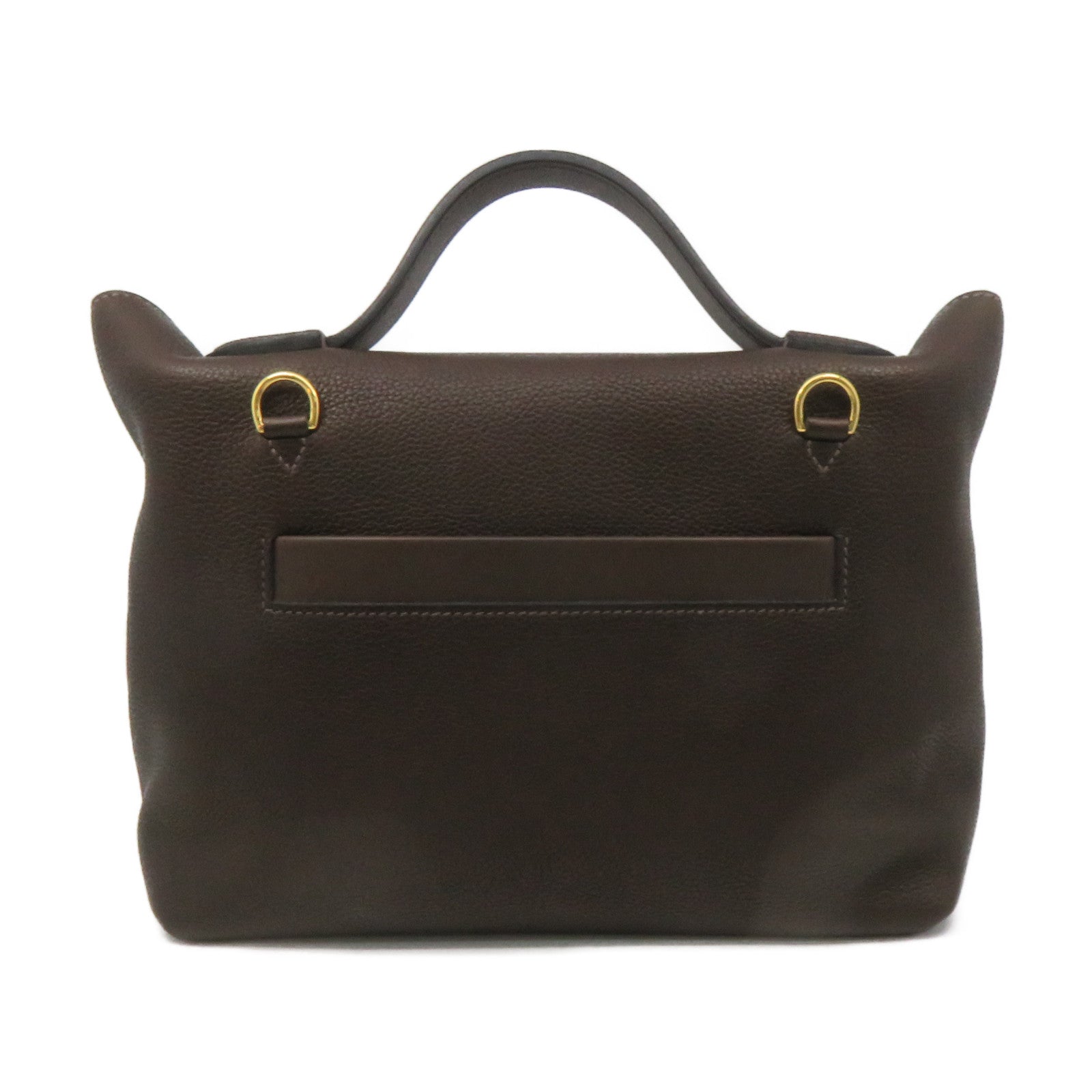 HERMES Togo皮革24/24 29cm 2Way Shoulder Bag金扣手挽肩背兩用袋Two Tone啡色