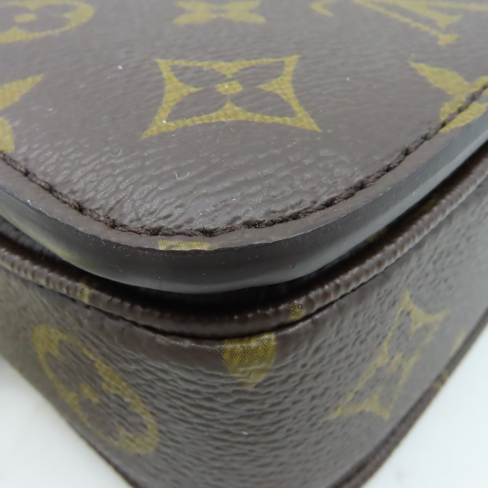 LOUIS VUITTON Monogram Pochette Metis East West 2Way Shoulder Bag金扣手挽肩背兩用袋啡色