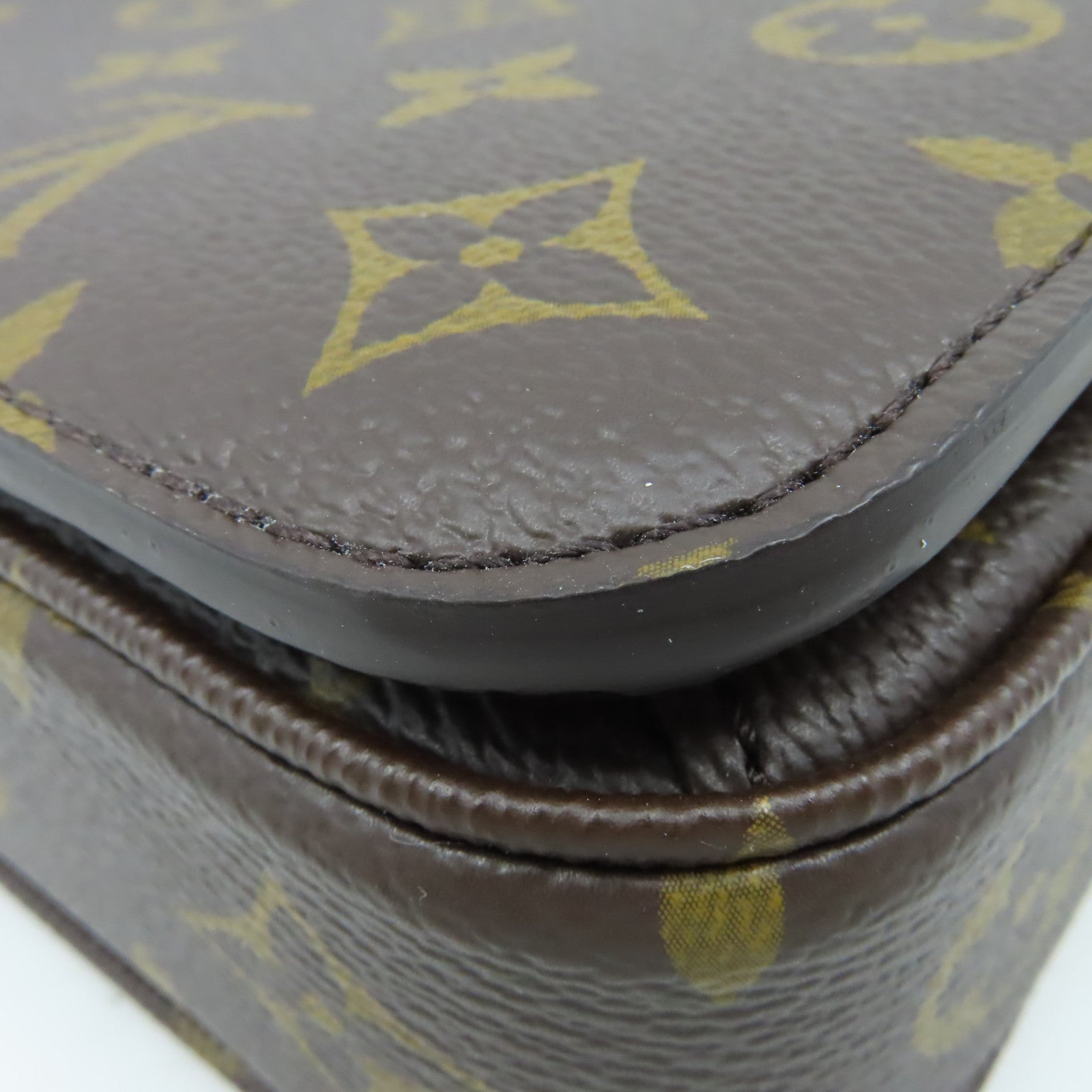 LOUIS VUITTON Monogram Pochette Metis East West 2Way Shoulder Bag金扣手挽肩背兩用袋啡色