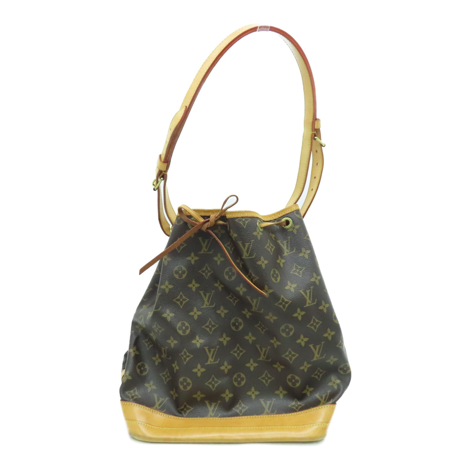 LOUIS VUITTON Monogram Noe金扣肩背袋啡色
