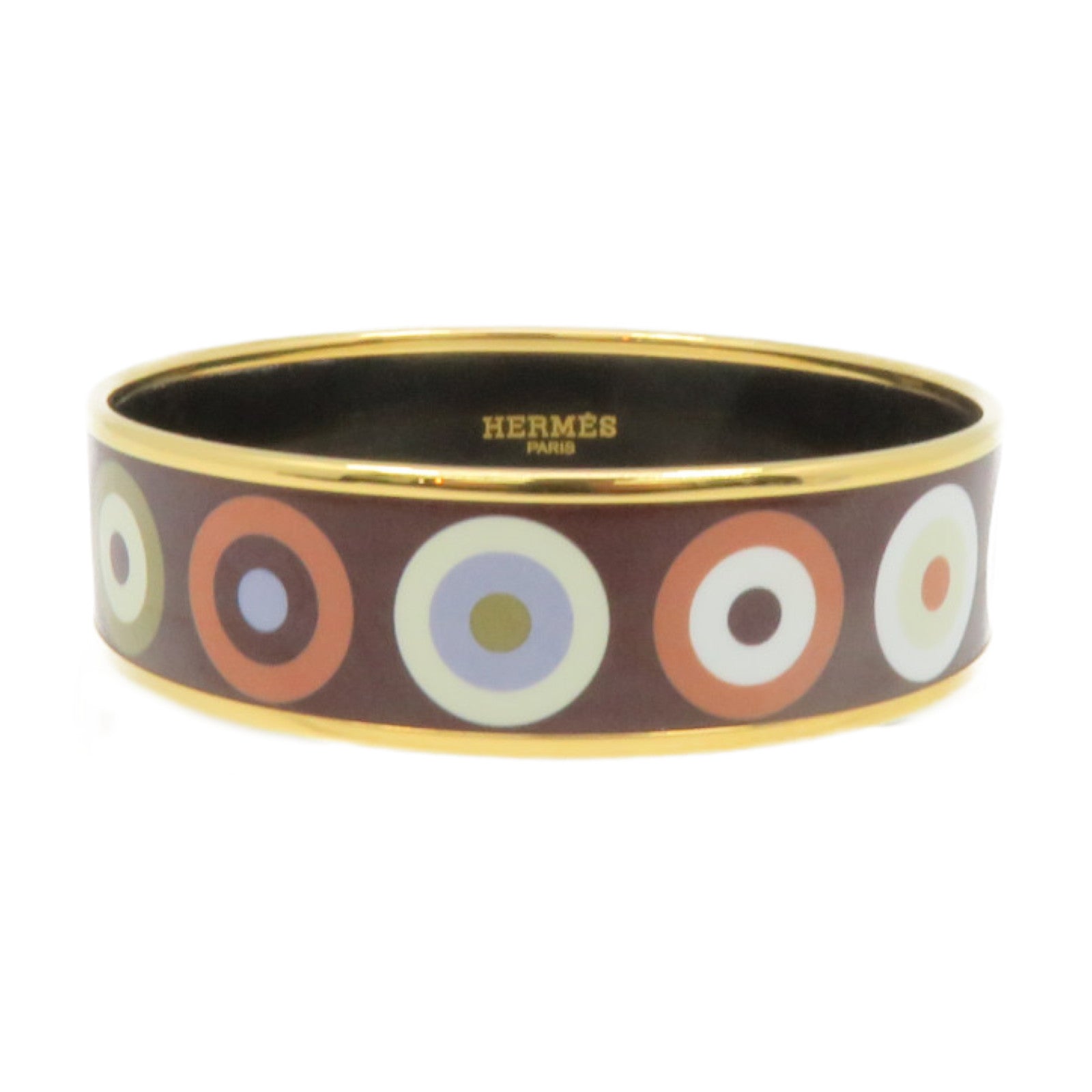 HERMES 【激減優惠】金屬/琺瑯Bangle手鐲金色/啡色/彩色