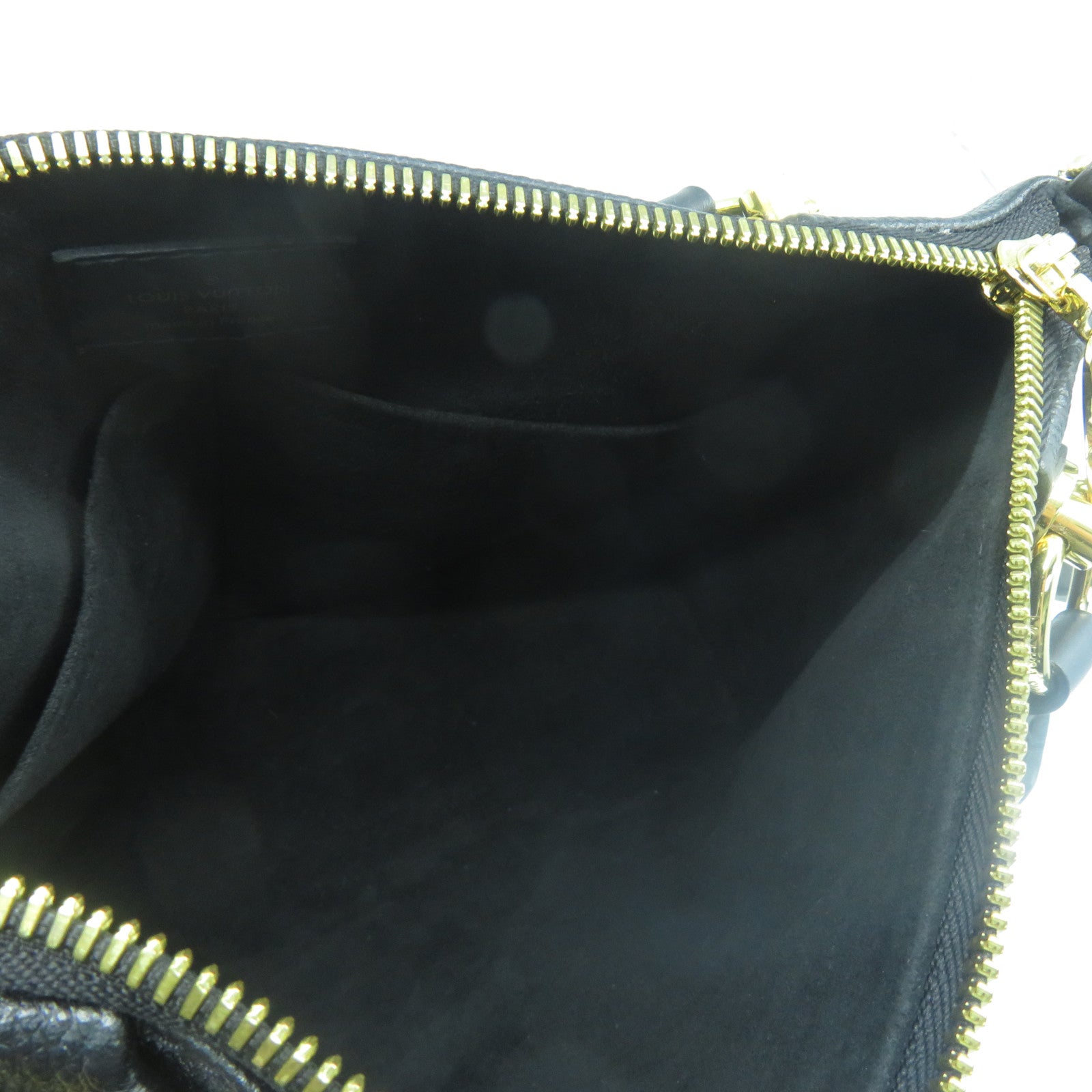 LOUIS VUITTON Monogram Empreinte V Tote Bag金扣手挽肩背兩用袋黑色