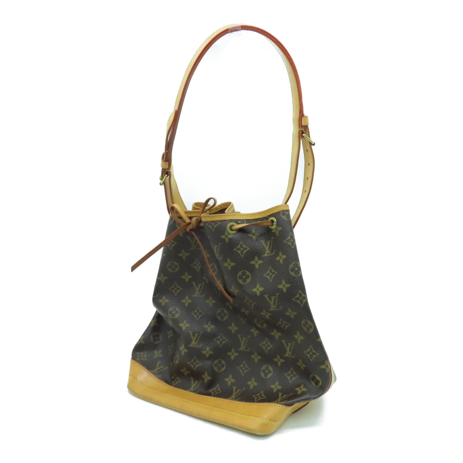 LOUIS VUITTON Monogram Noe金扣肩背袋啡色