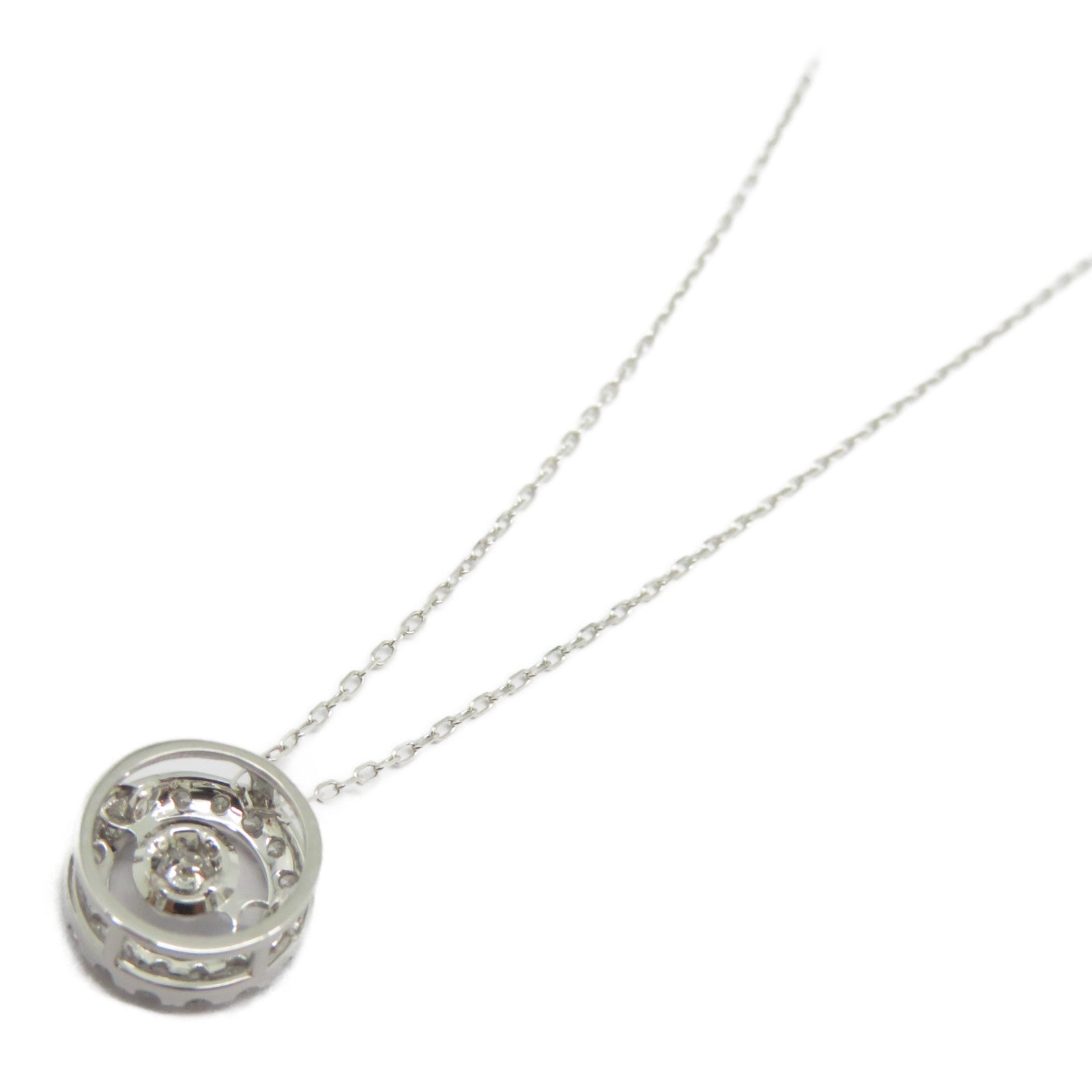 JEWELRY 【激減優惠】18K白金Diamond Necklace 0.181ct鑽石項鍊
