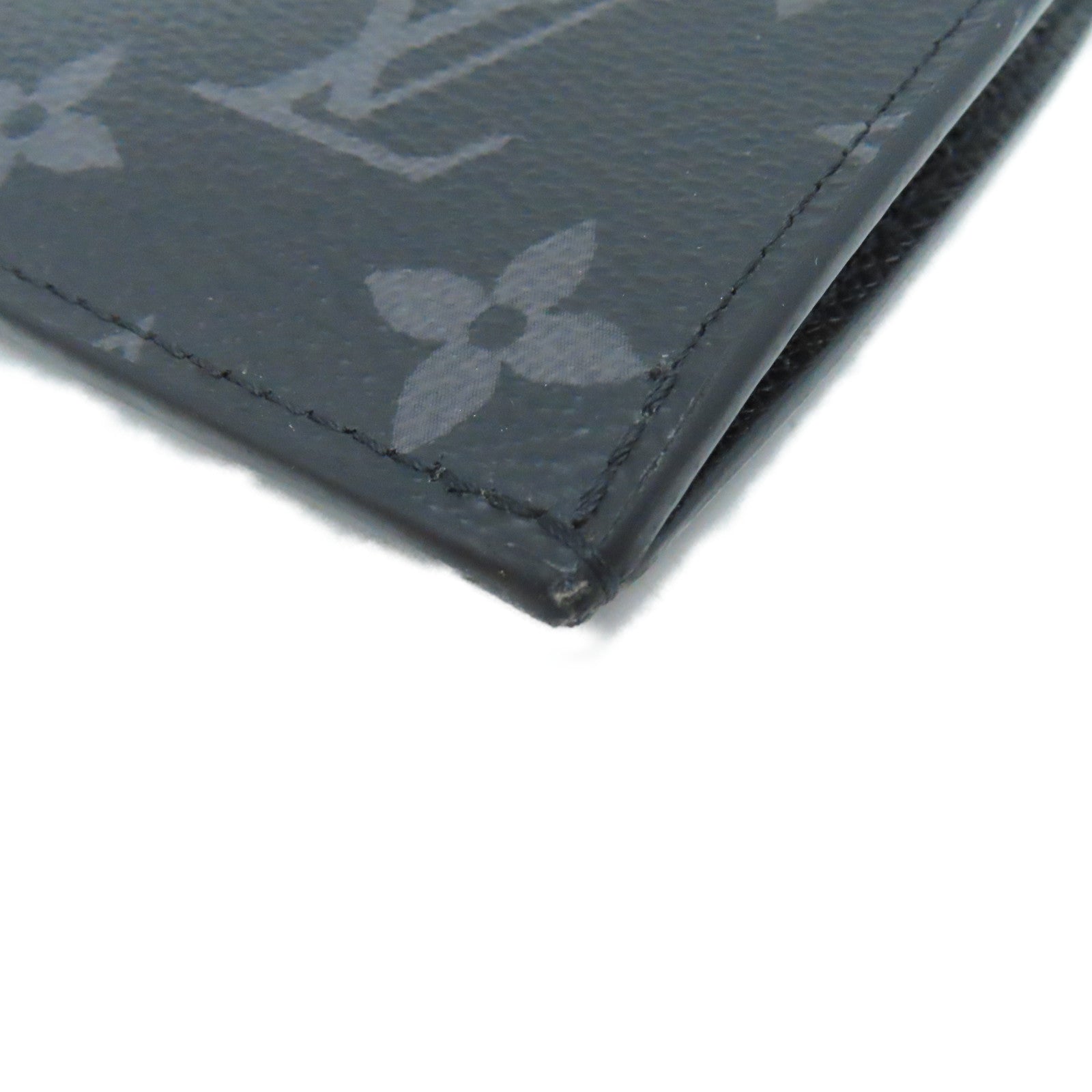 LOUIS VUITTON Monogram Eclipse Coin Card Holder零錢卡套黑色