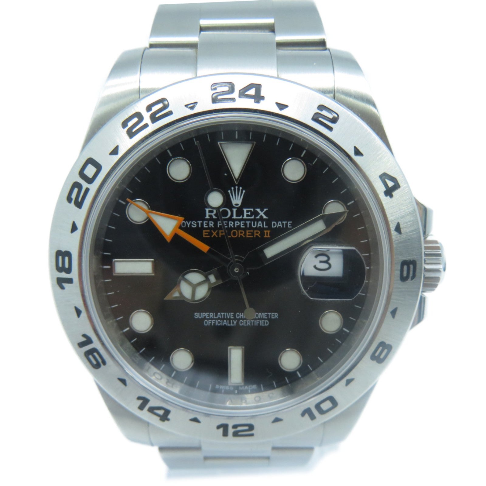 ROLEX Explorer II 42mm不鏽鋼手錶自動機芯黑色