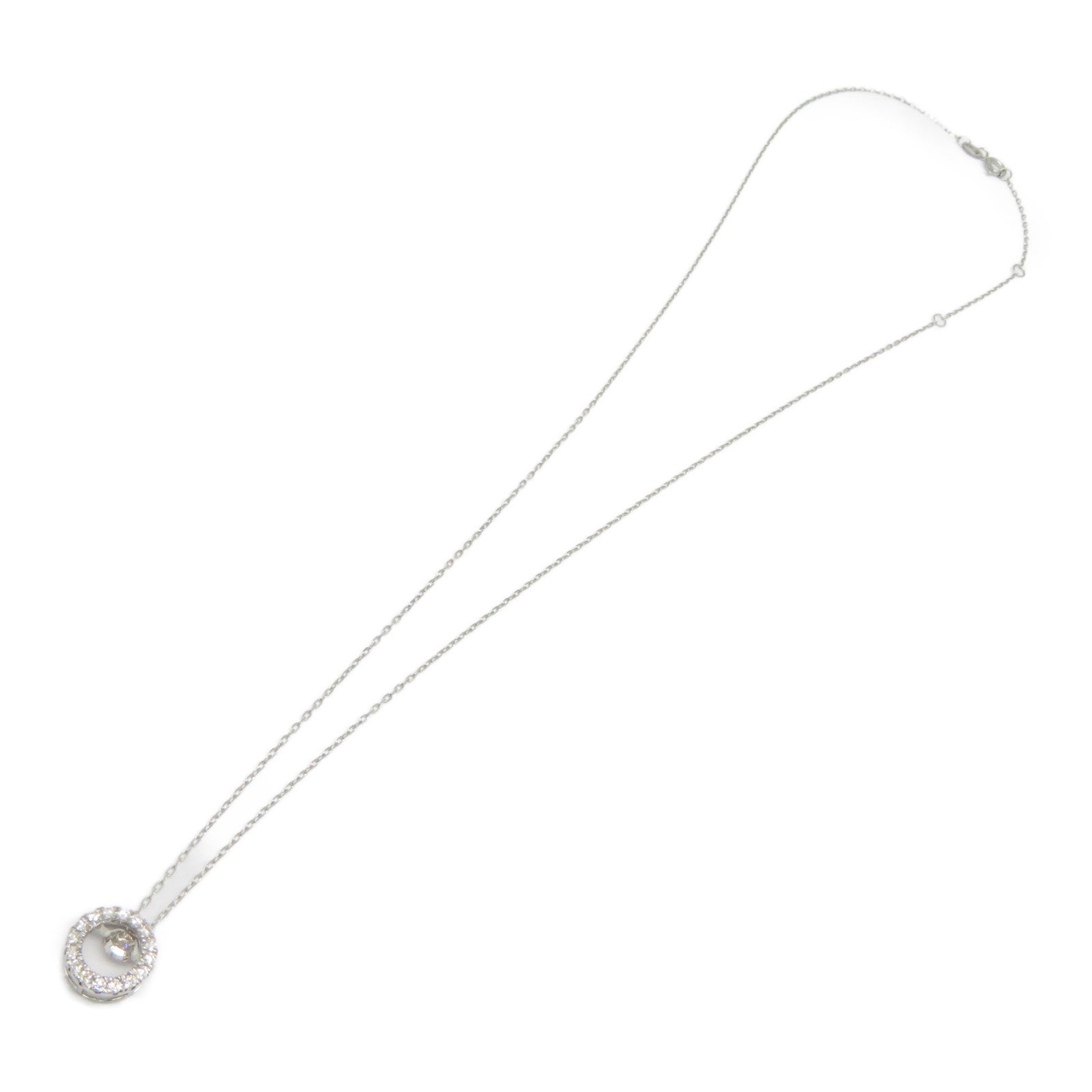JEWELRY 【激減優惠】18K白金Diamond Necklace 0.181ct鑽石項鍊