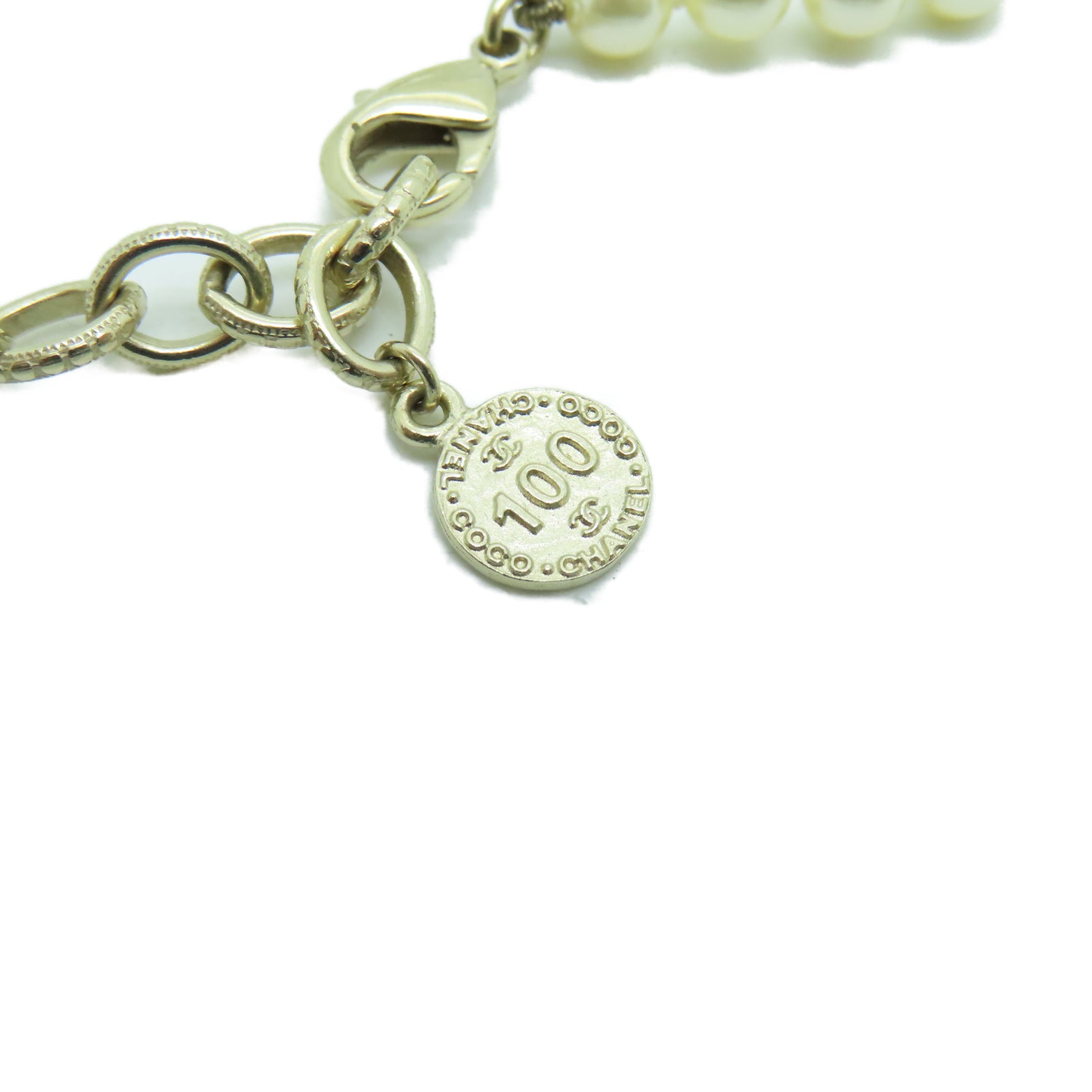 CHANEL 金属Necklace项链金色