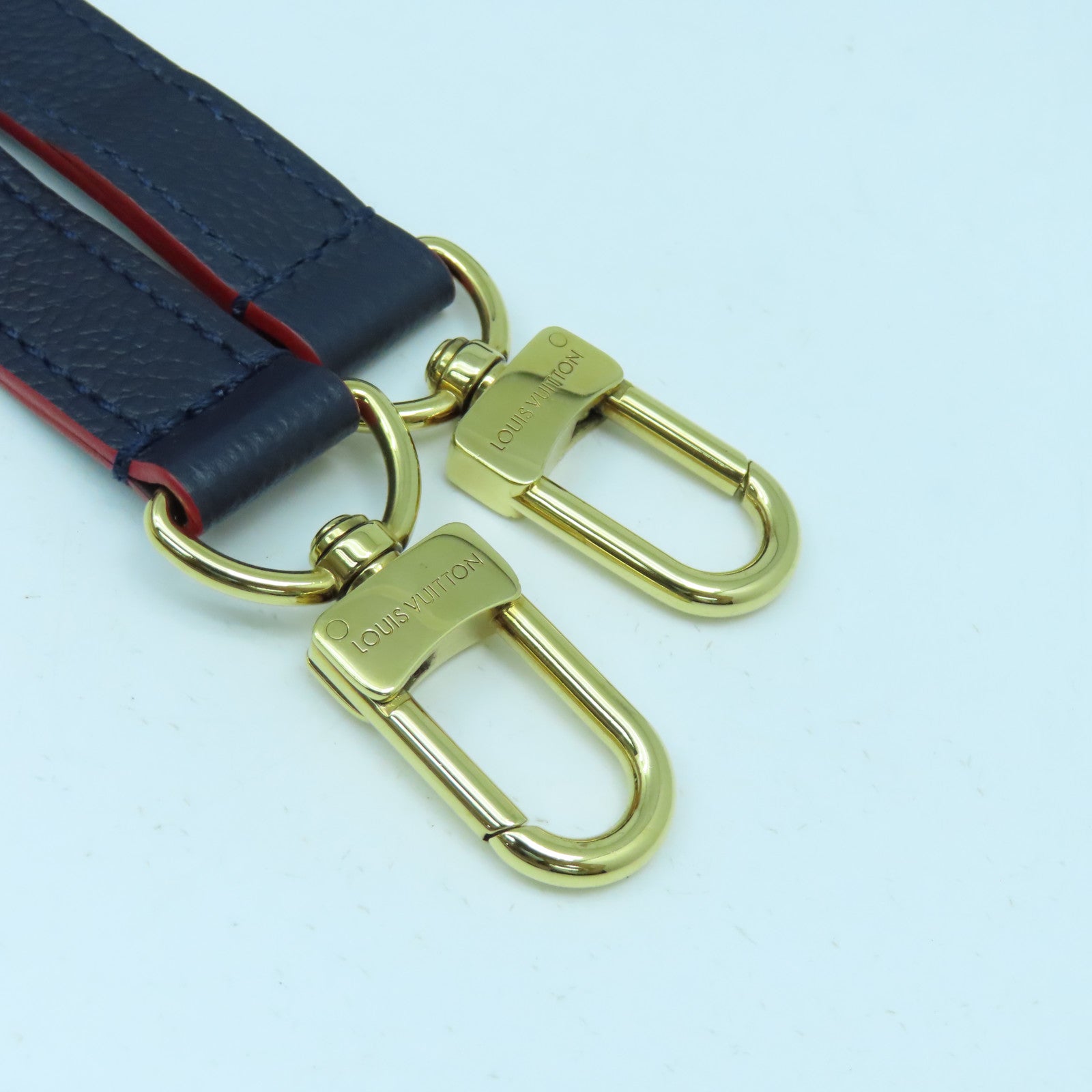 LOUIS VUITTON Mono-Empreinte Pochette Metis Gold Buckle Shoulder Bag Blue