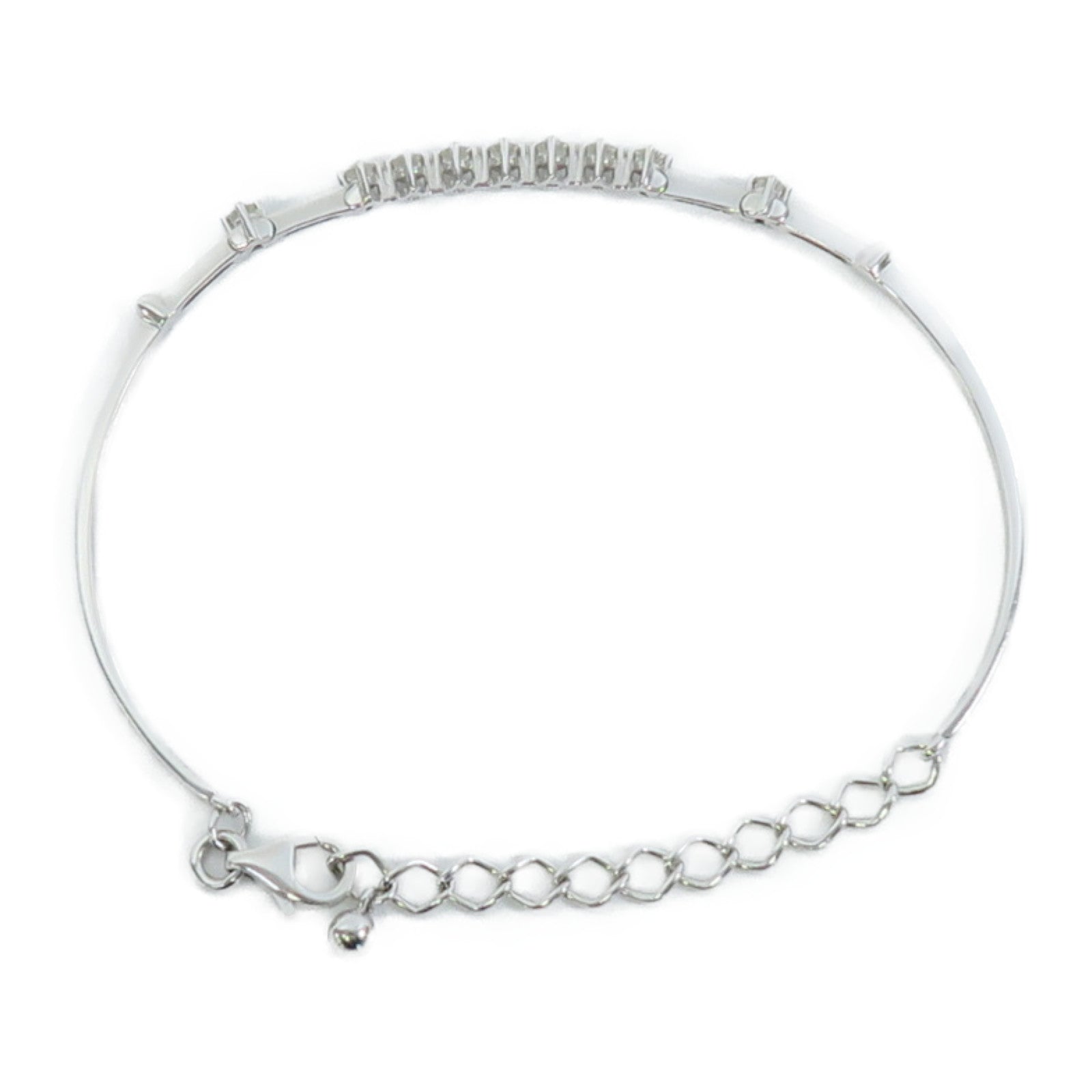 JEWELRY 18K白金Diamond Bracelet 0.35ct鑽石手鏈