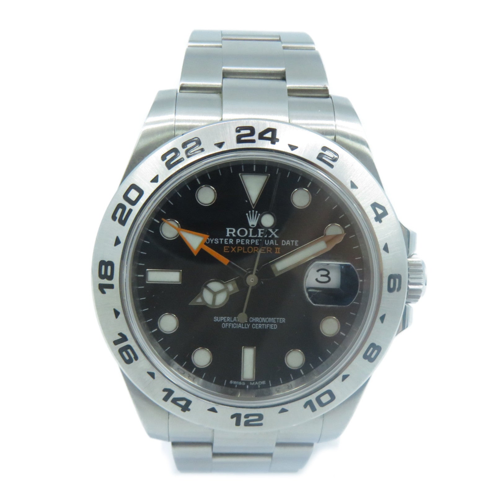 ROLEX Explorer II 42mm不鏽鋼手錶自動機芯黑色