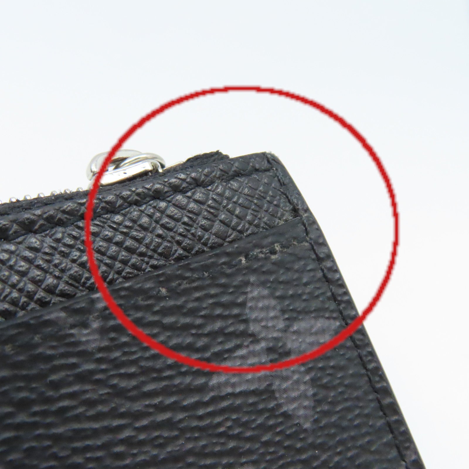 LOUIS VUITTON Monogram Eclipse Coin Card Holder零錢卡套黑色
