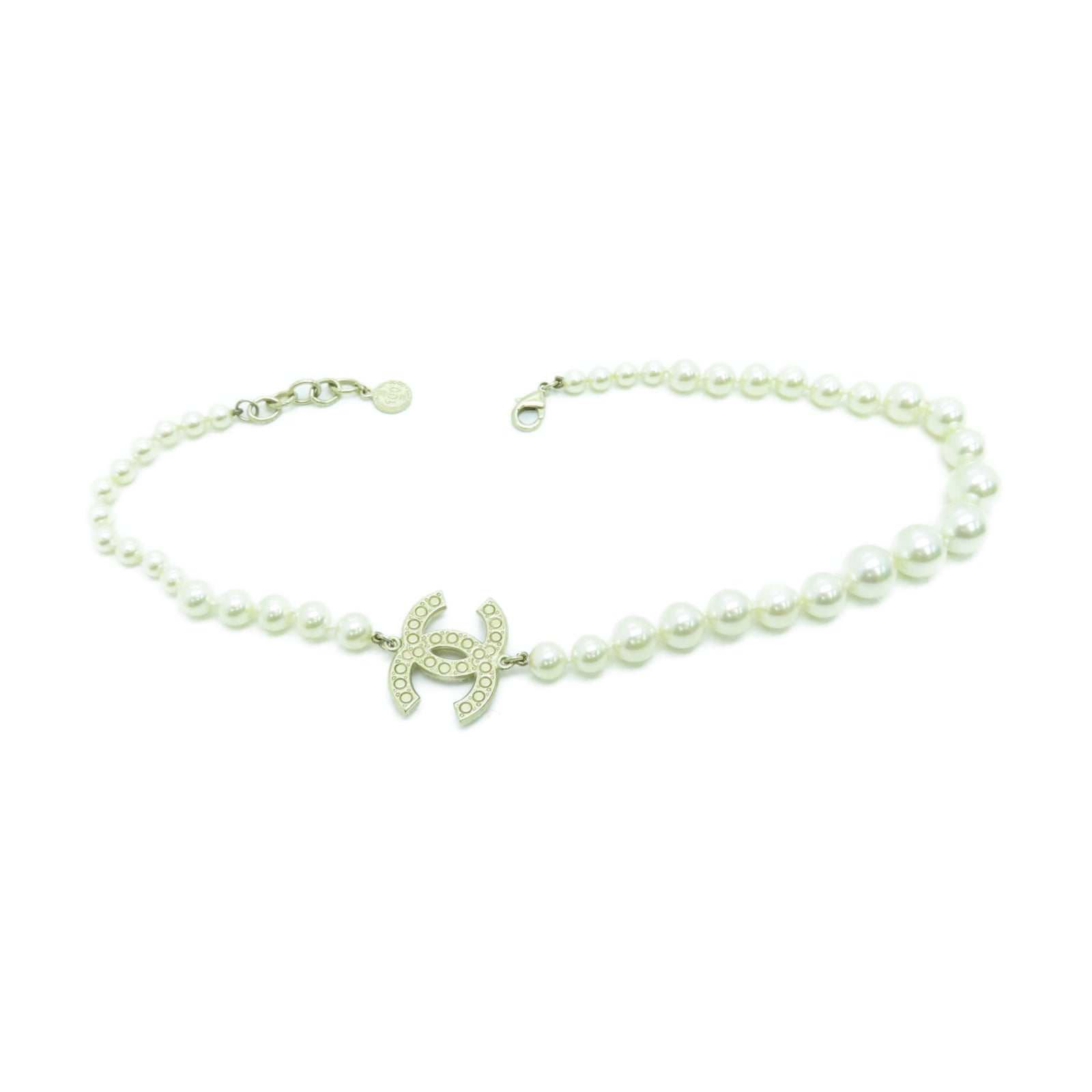 CHANEL 金属Necklace项链金色