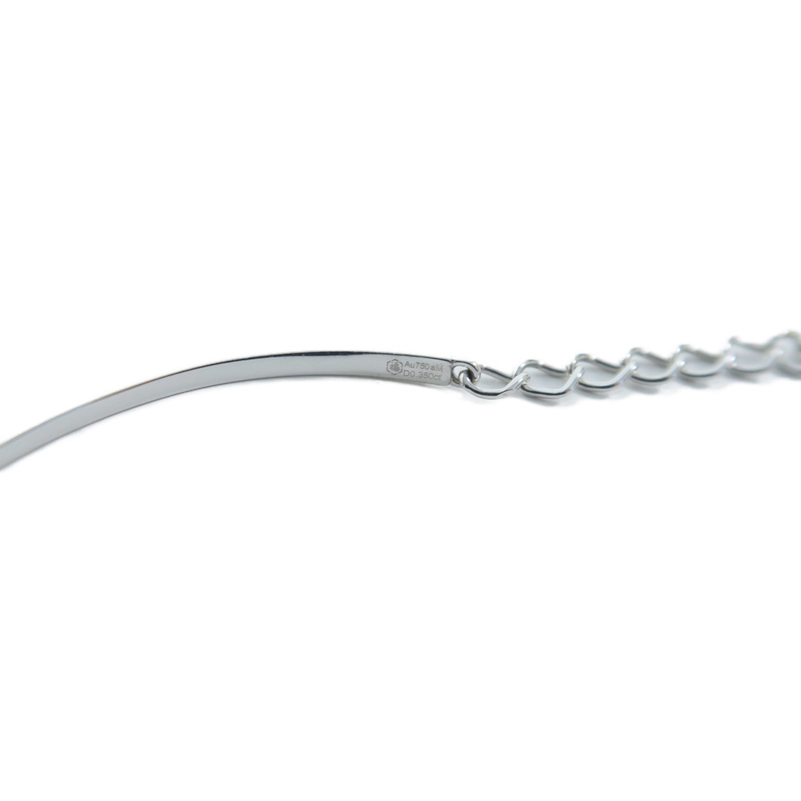 JEWELRY 18K白金Diamond Bracelet 0.35ct鑽石手鏈