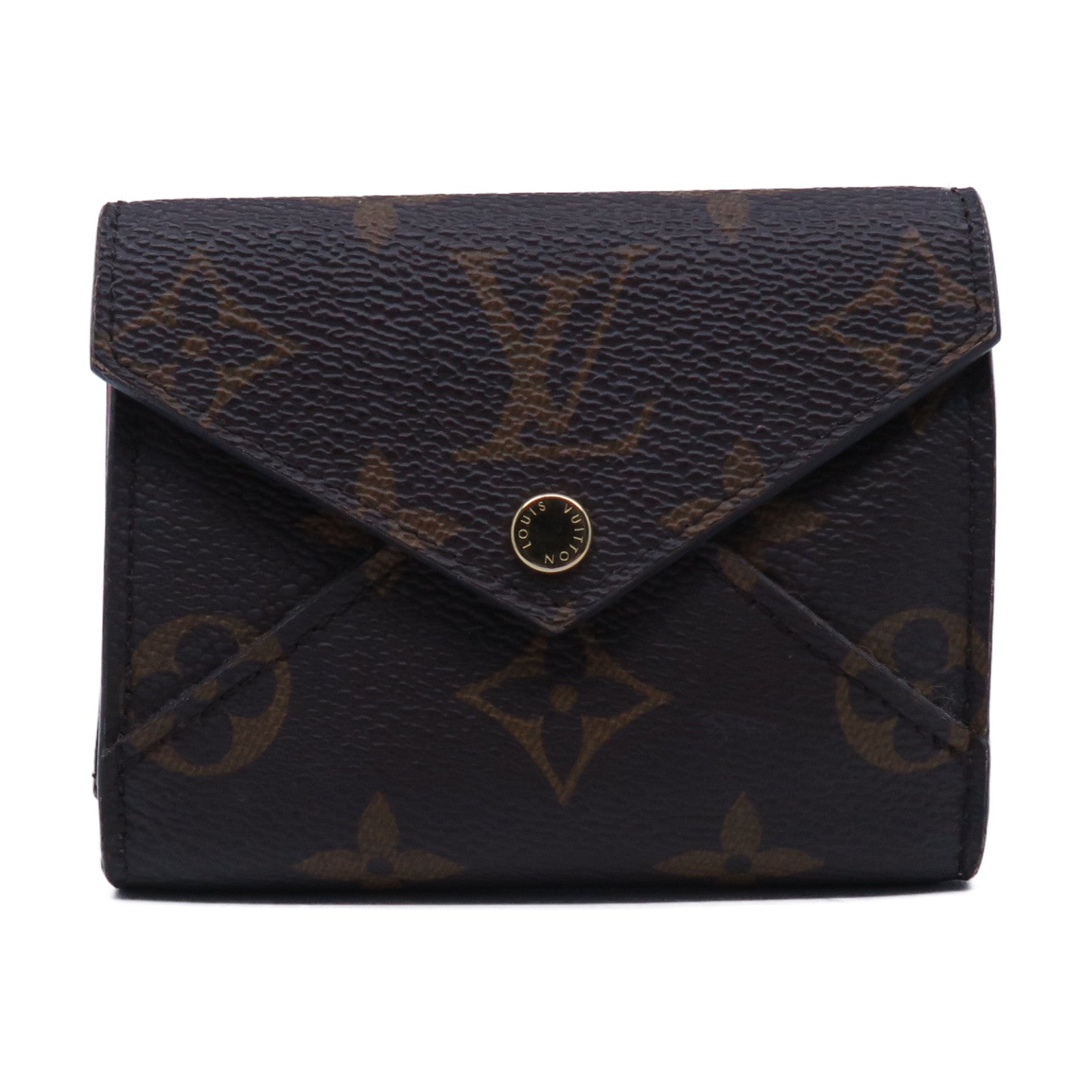 LOUIS VUITTON Monogram Celeste金扣錢包粉紅色
