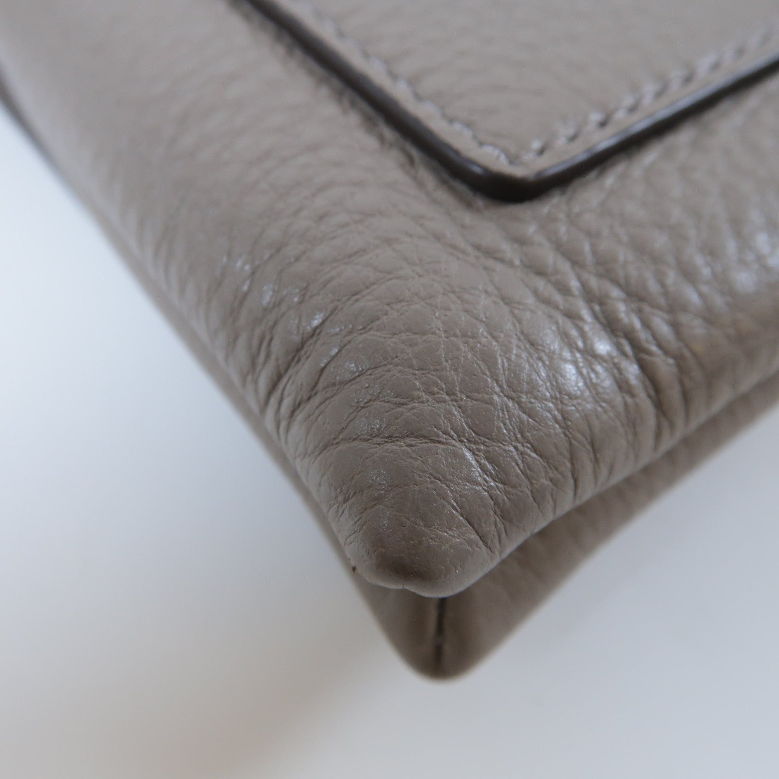 Tory Burch 牛皮皮革Chain Shoulder Bag金扣鏈帶肩背袋灰色