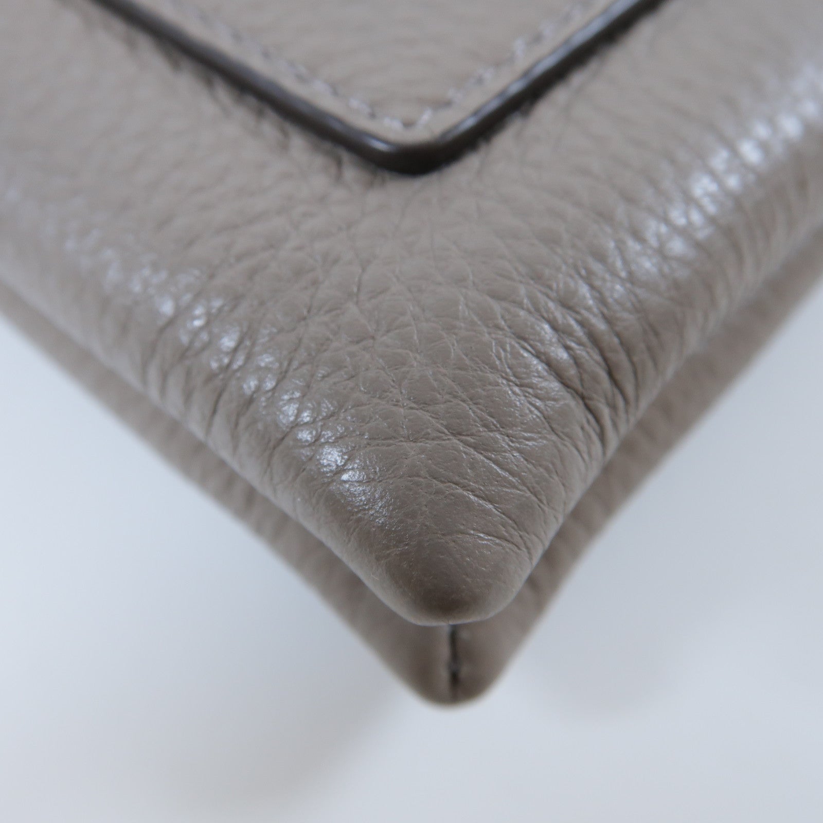Tory Burch 牛皮皮革Chain Shoulder Bag金扣鏈帶肩背袋灰色