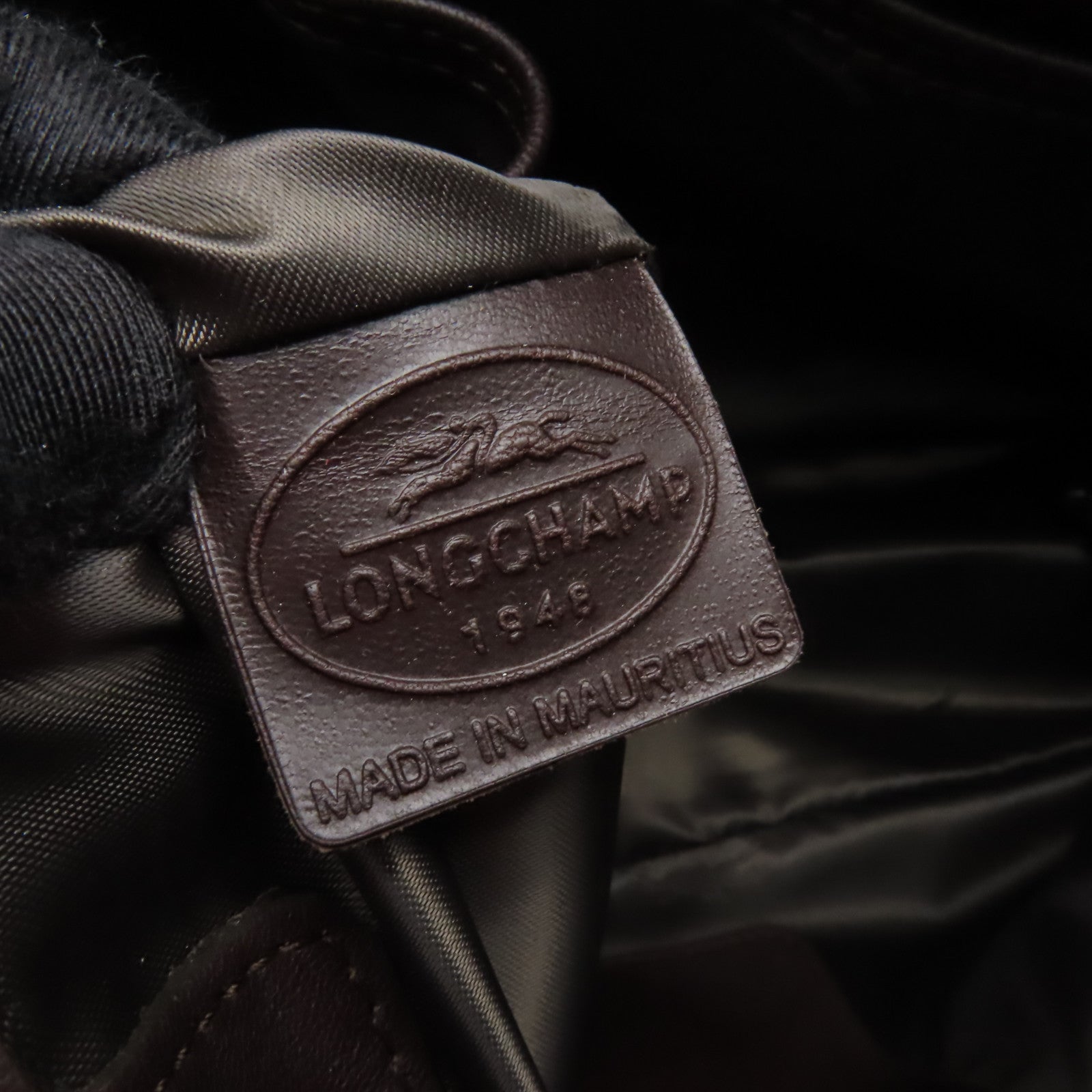 Longchamp 牛皮皮革2way Shoulder Bag銀扣手挽肩背兩用袋紅色