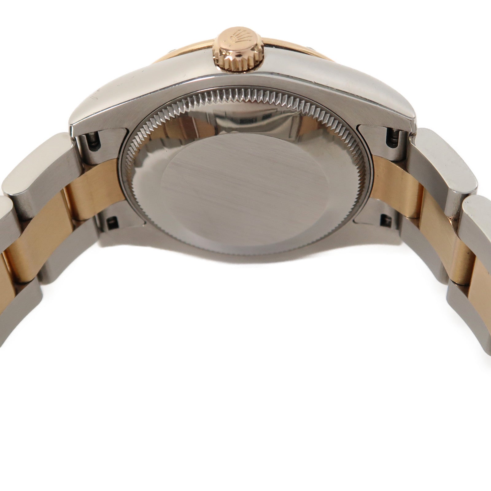 ROLEX Datejust 30mm18K玫瑰金/不鏽鋼手錶自動機芯玫瑰金色