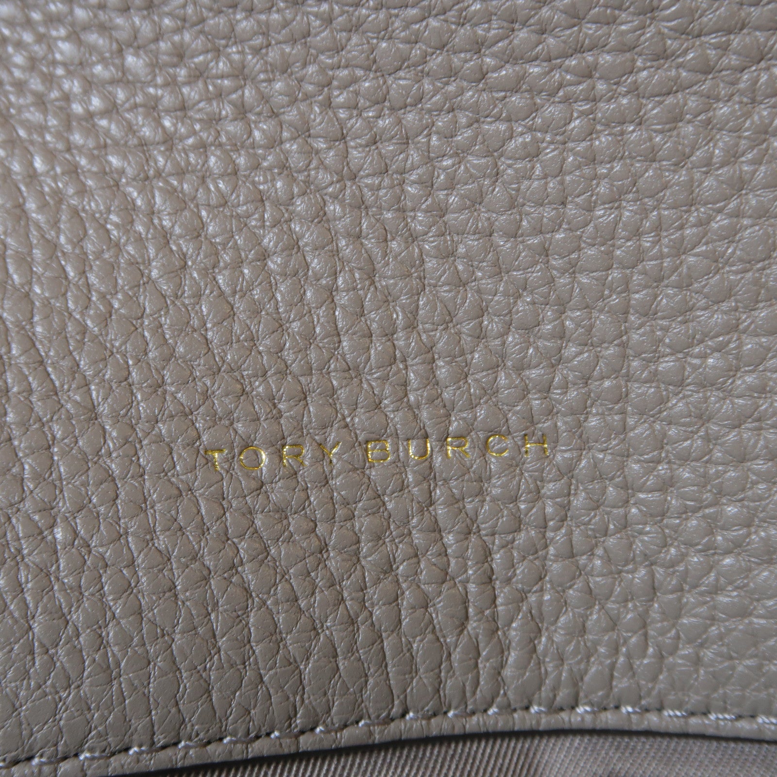 Tory Burch 牛皮皮革Chain Shoulder Bag金扣鏈帶肩背袋灰色