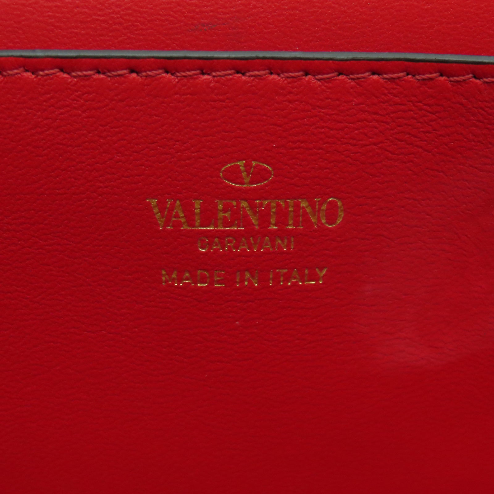 Valentino 牛皮皮革2way Shoulder Bag金扣手挽肩背兩用袋黑色