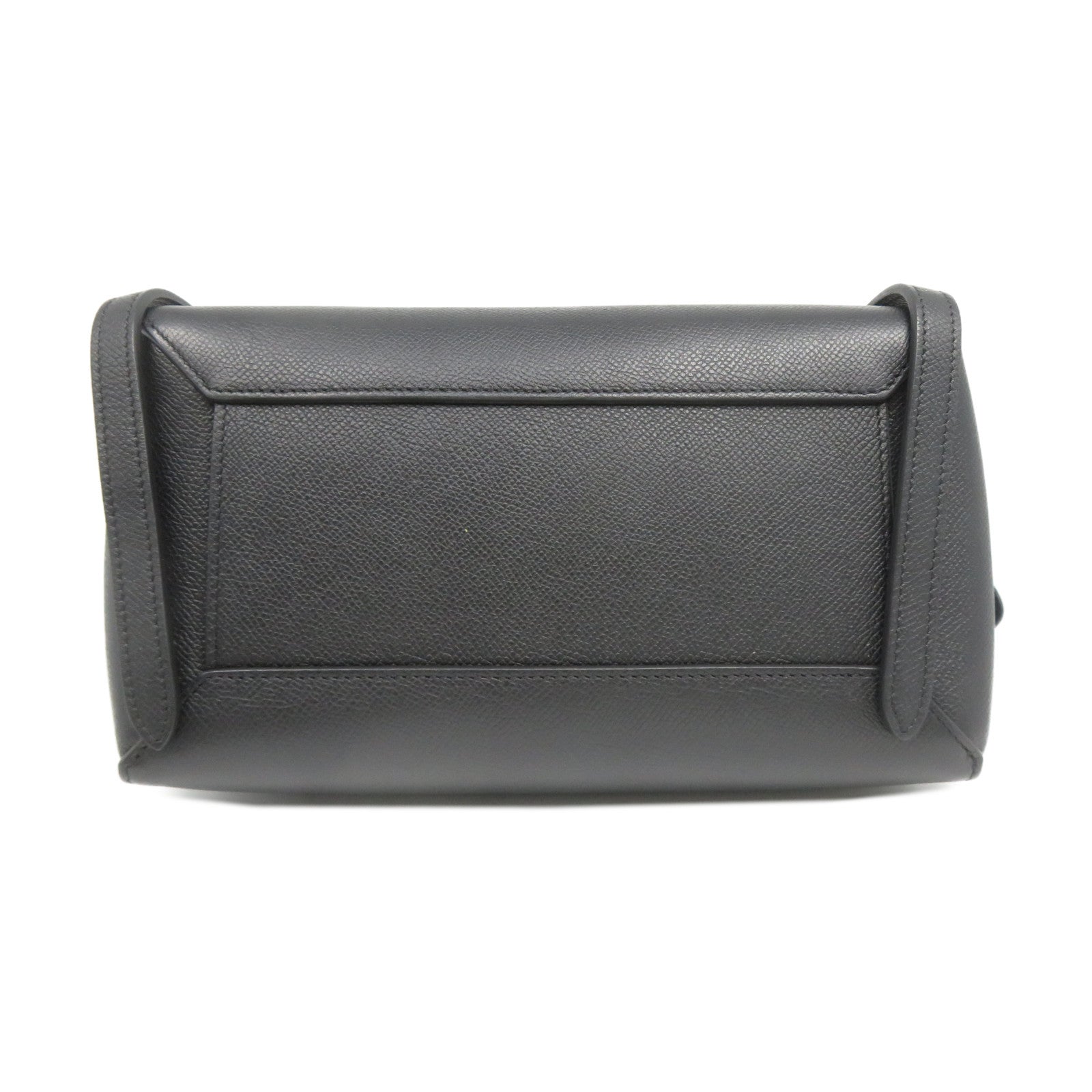 CELINE 牛皮皮革Belt Bag金扣手挽肩背兩用袋黑色