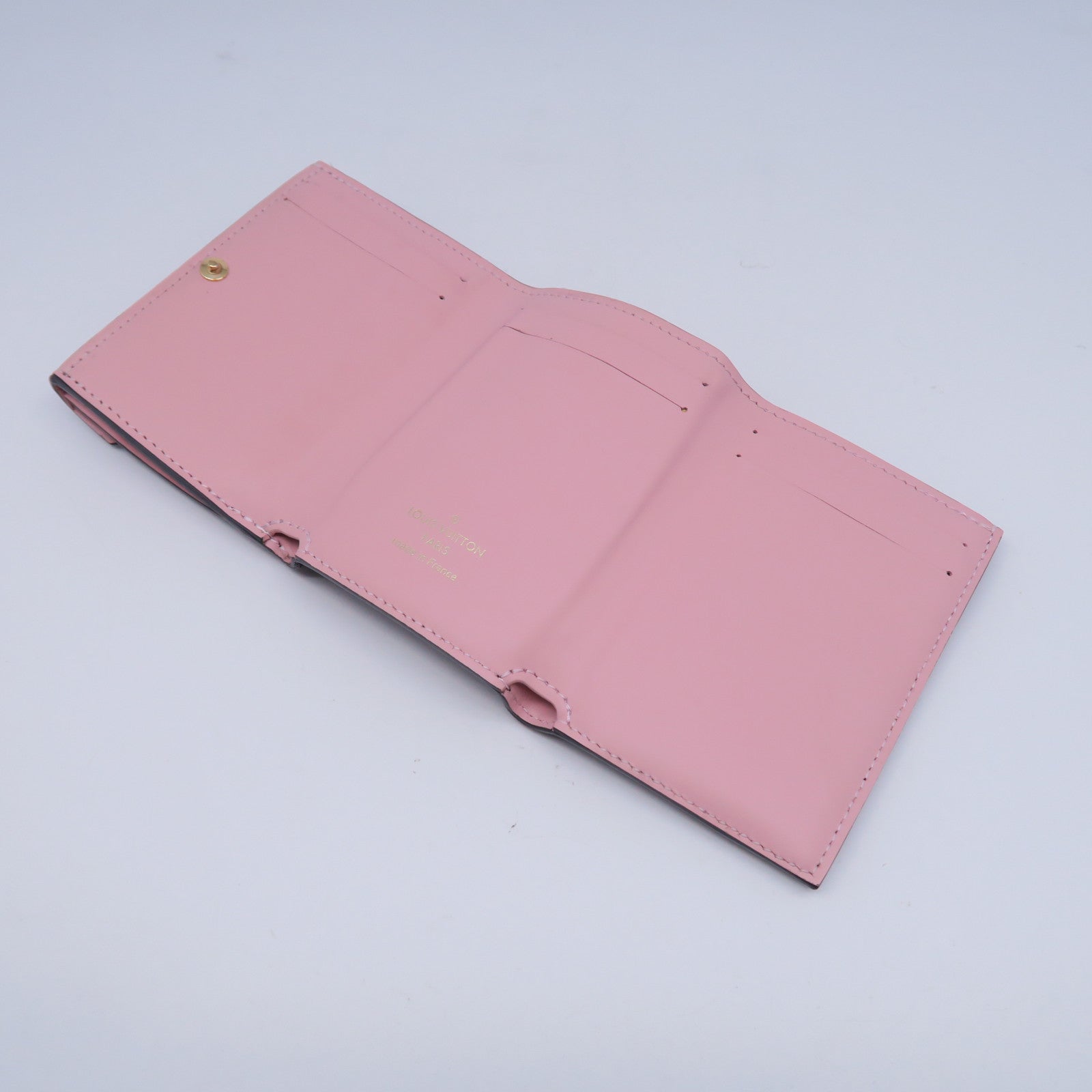 LOUIS VUITTON Monogram Celeste金扣錢包粉紅色