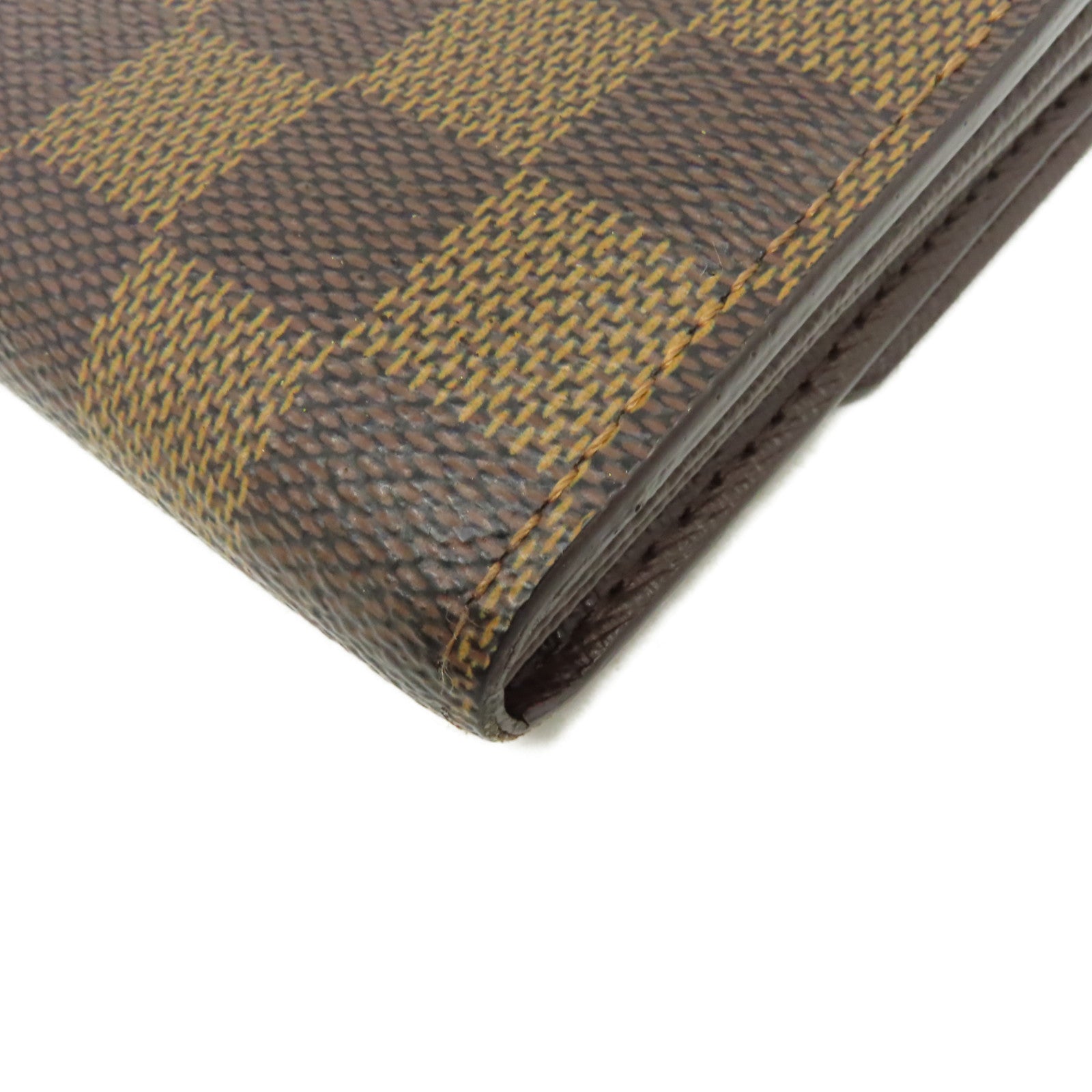 LOUIS VUITTON Damier Portefeuille Sarah Wallet金扣長錢包啡色