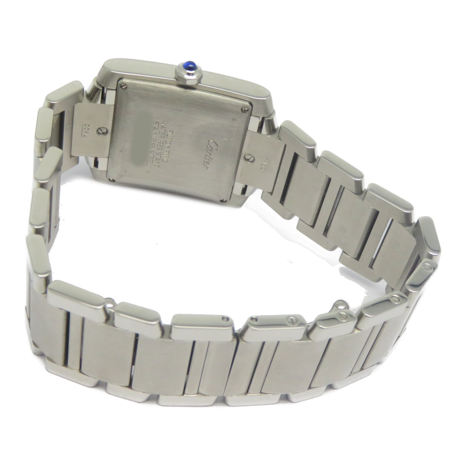 CARTIER Tank Francaise不鏽鋼手錶自動機芯銀色