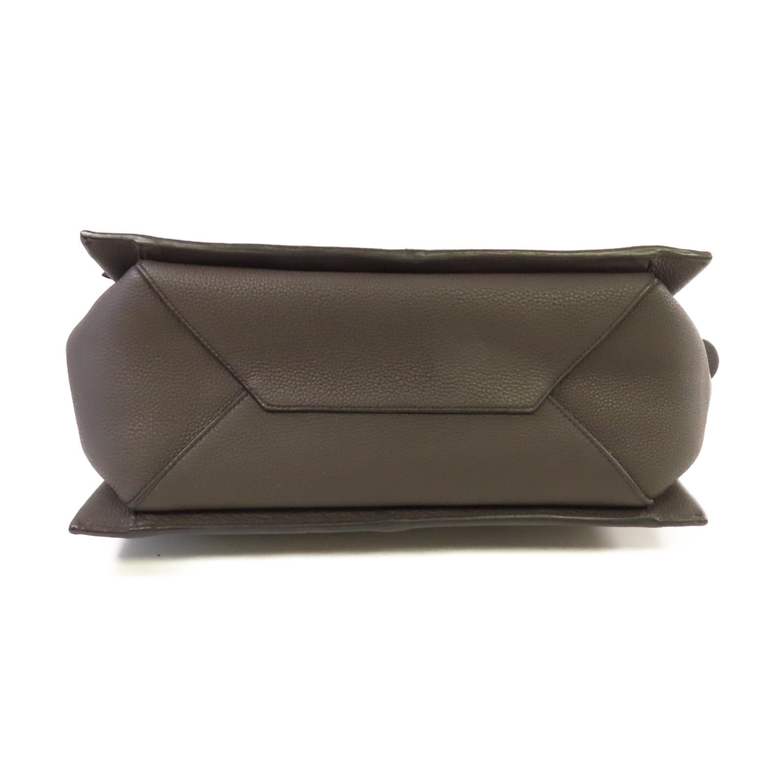 CELINE 牛皮皮革Small Tri-Fold Bag肩背袋碳灰色
