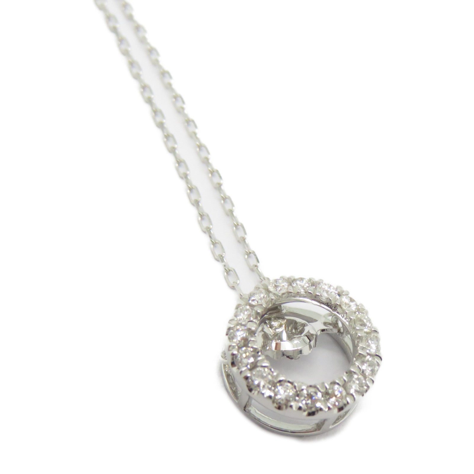 JEWELRY 【激減優惠】18K白金Diamond Necklace 0.181ct鑽石項鍊