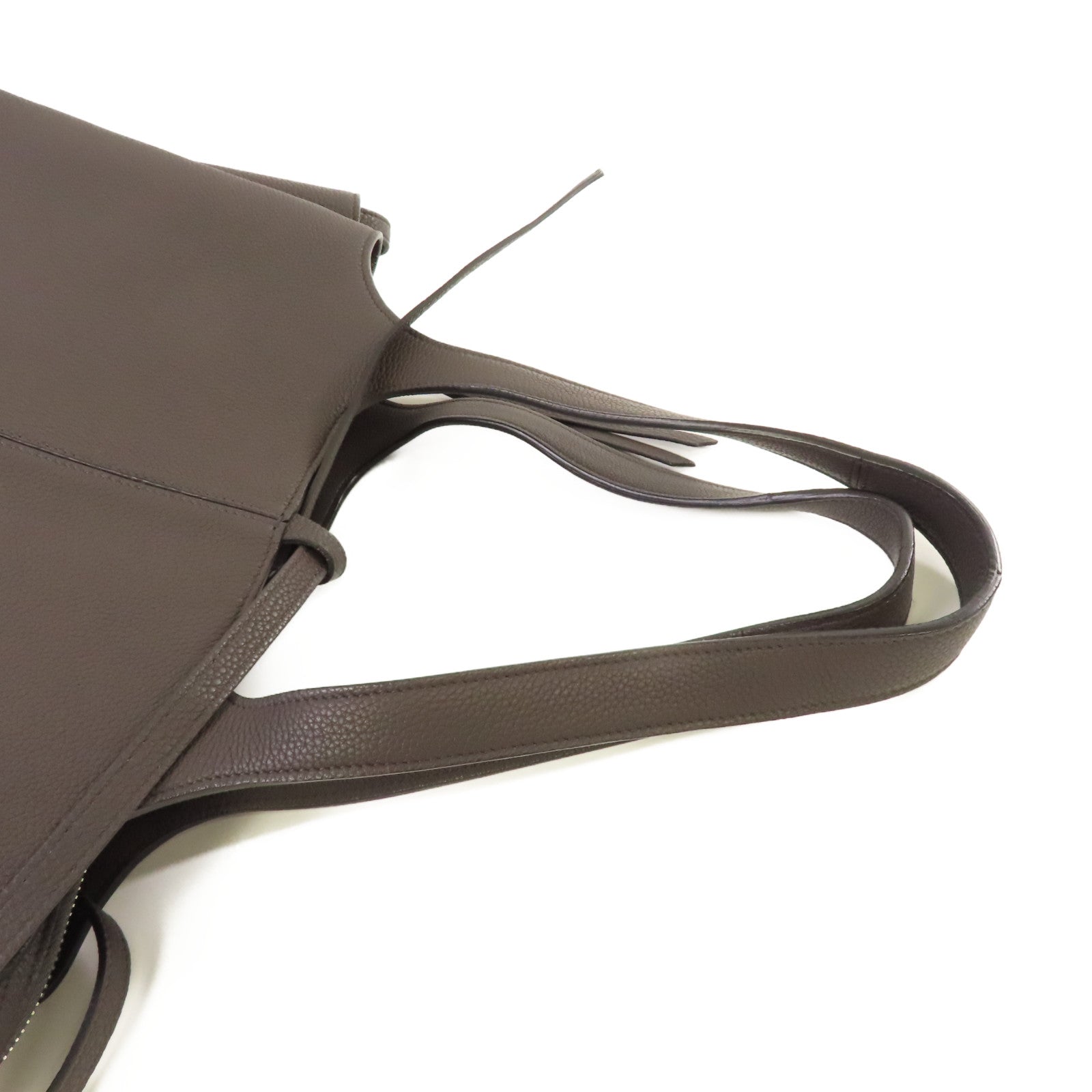 CELINE 牛皮皮革Small Tri-Fold Bag肩背袋碳灰色