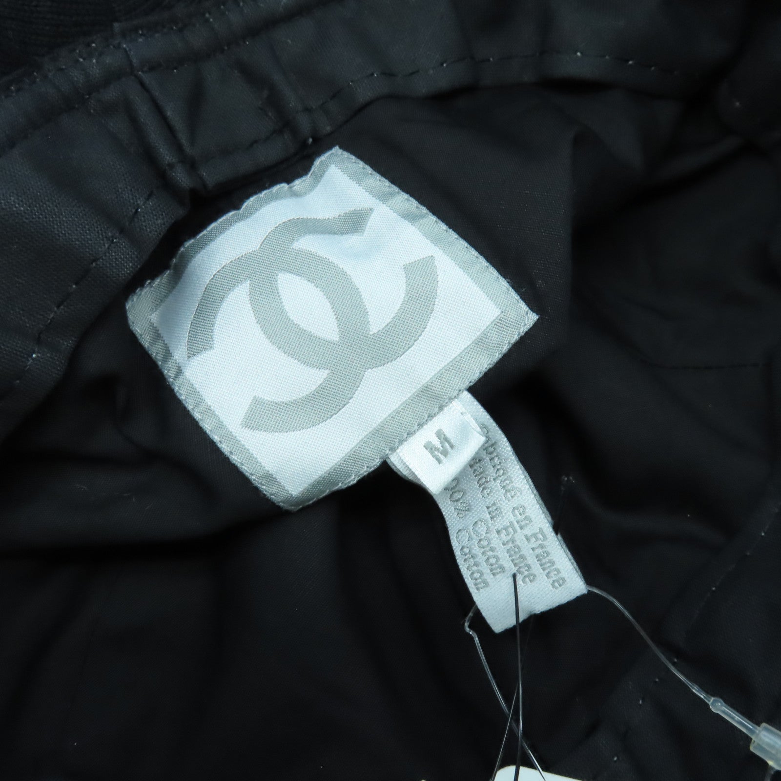 CHANEL 棉質Hat漁夫帽黑色