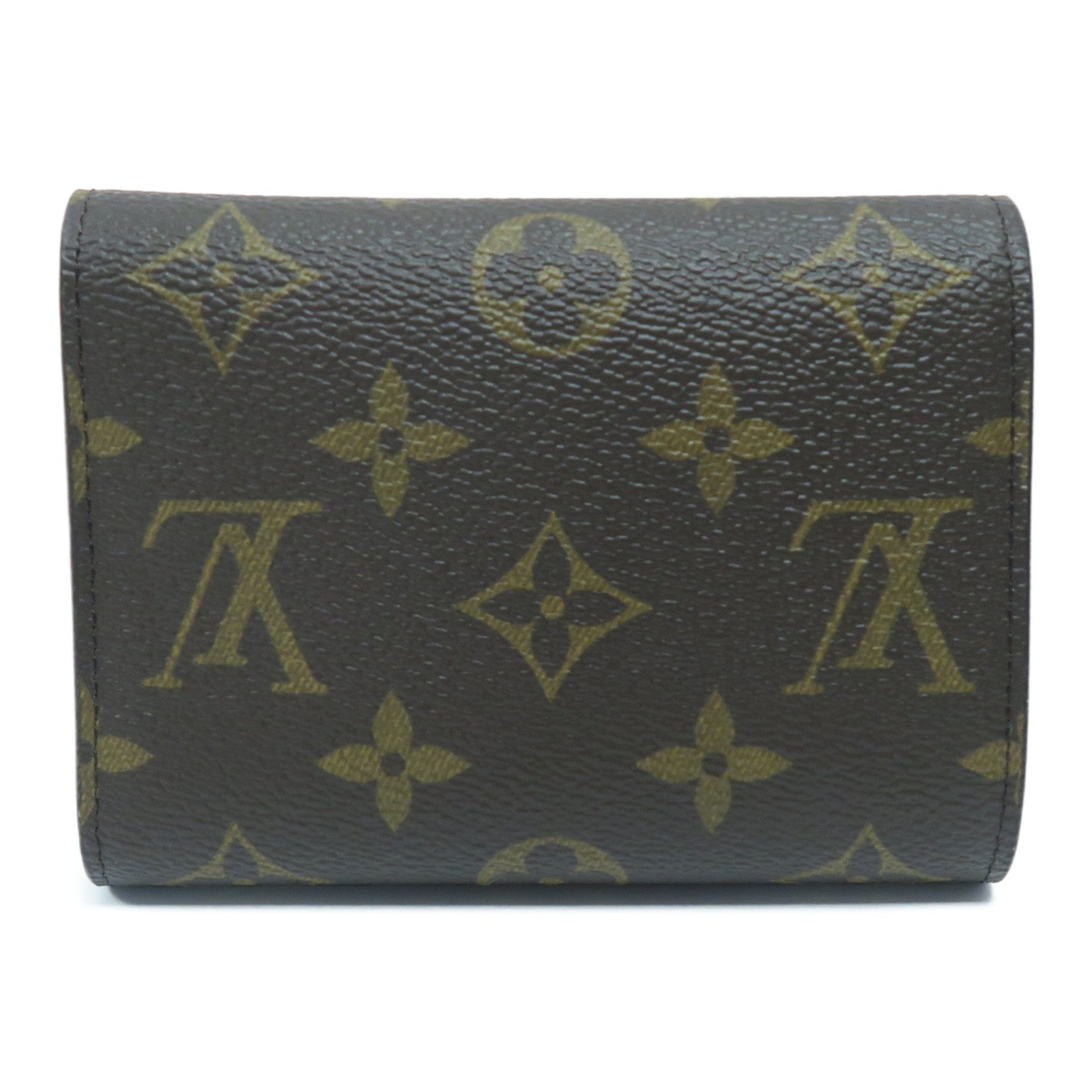 LOUIS VUITTON Monogram Victorine金扣錢包啡色