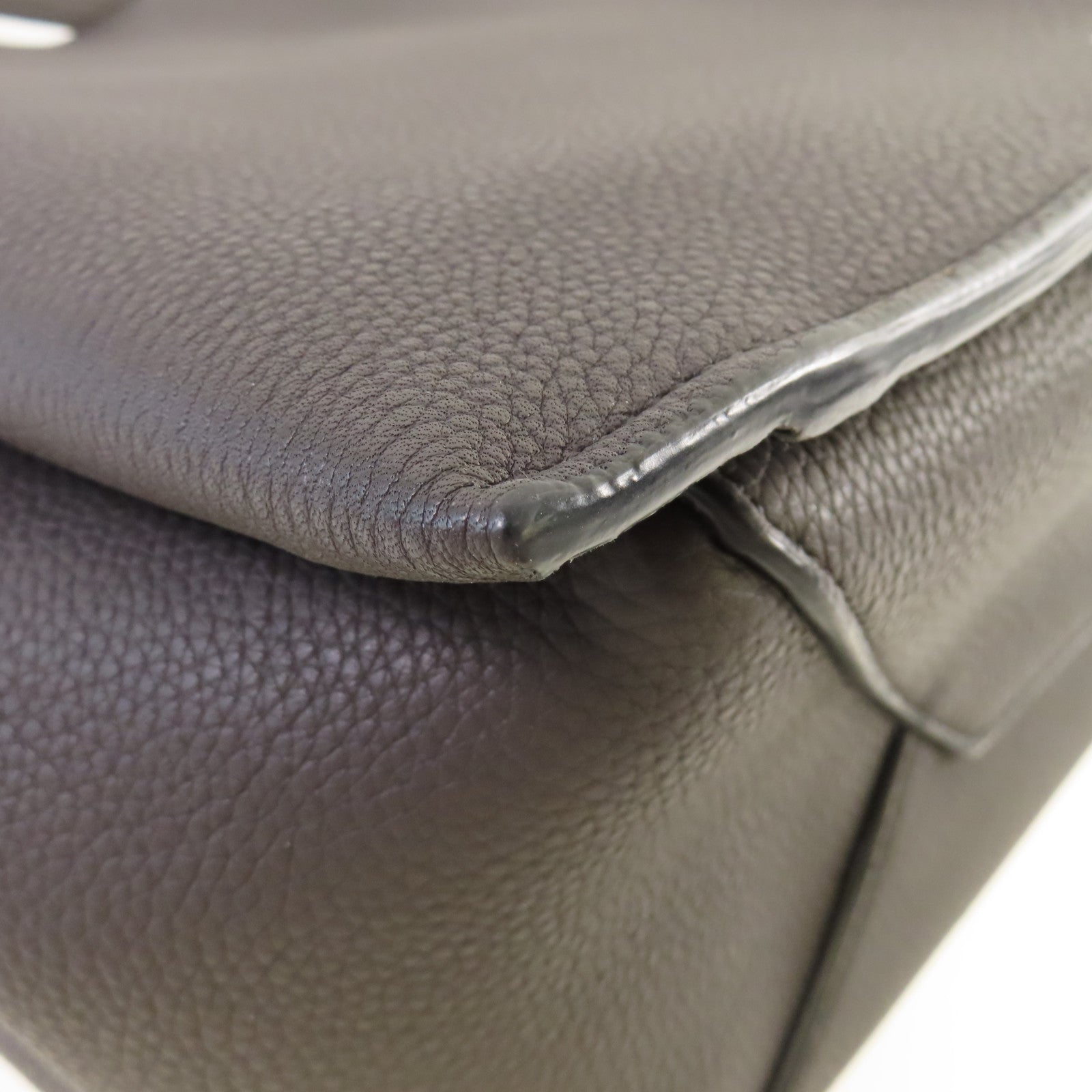 CELINE 牛皮皮革Small Tri-Fold Bag肩背袋碳灰色