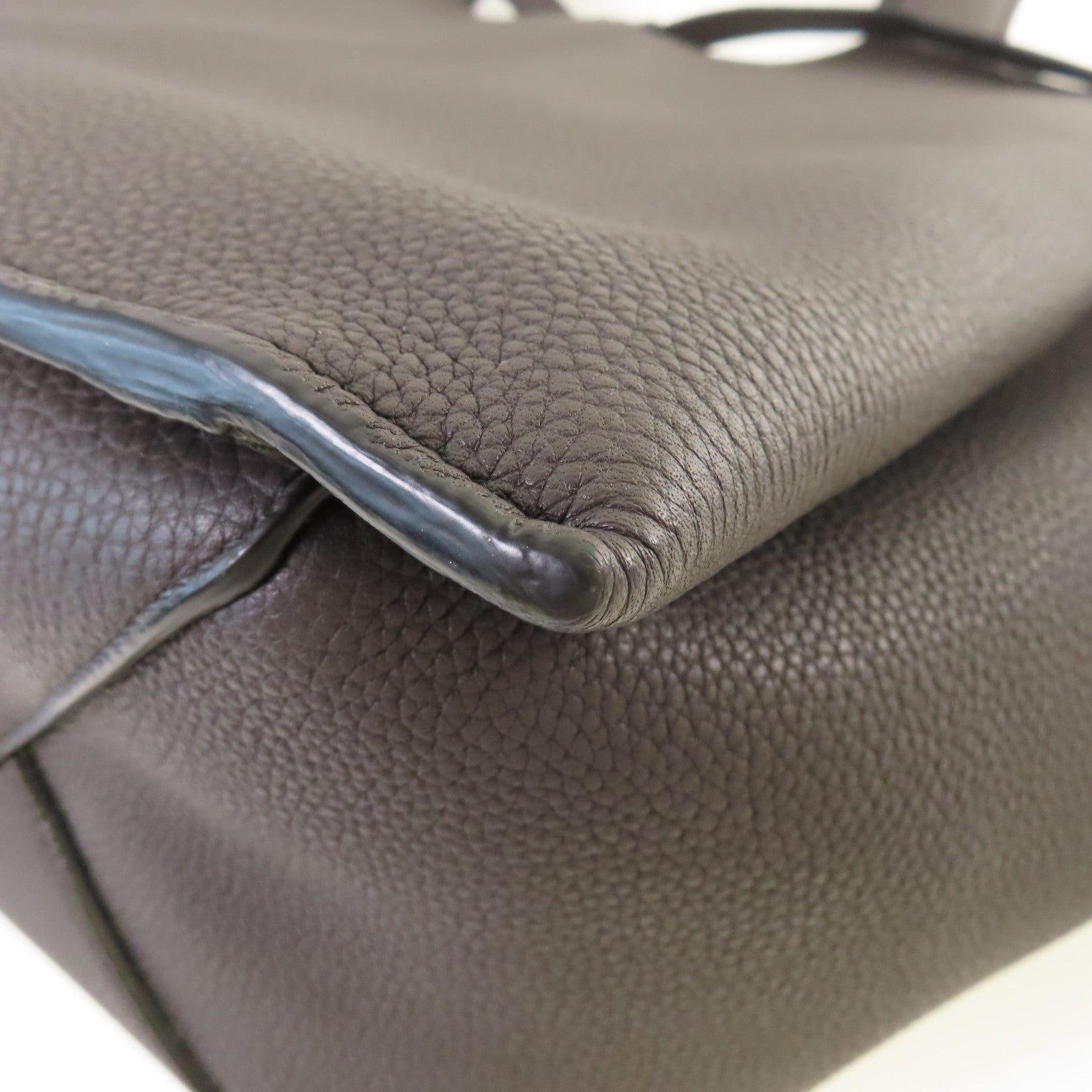 CELINE 牛皮皮革Small Tri-Fold Bag肩背袋碳灰色