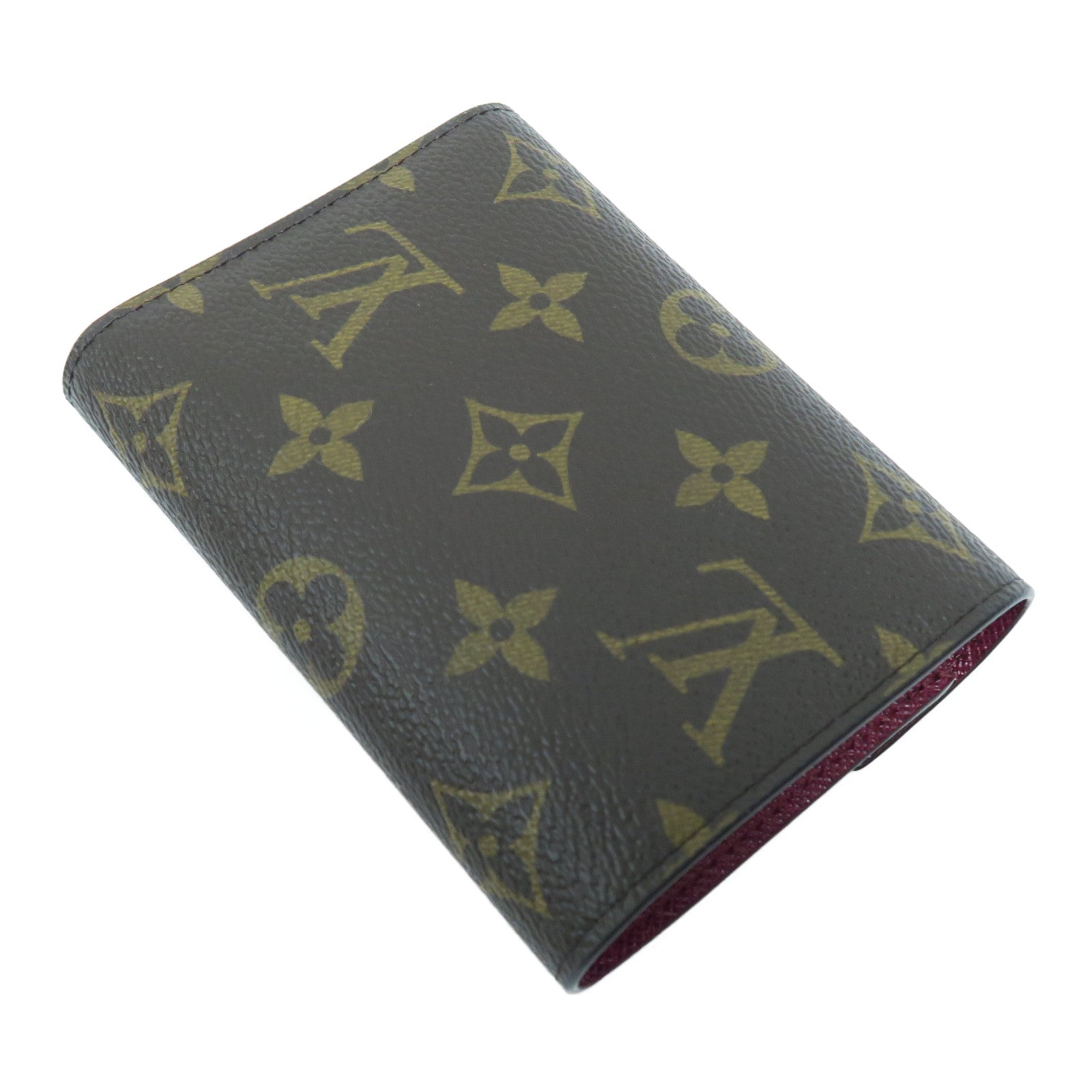 LOUIS VUITTON Monogram Victorine金扣錢包啡色