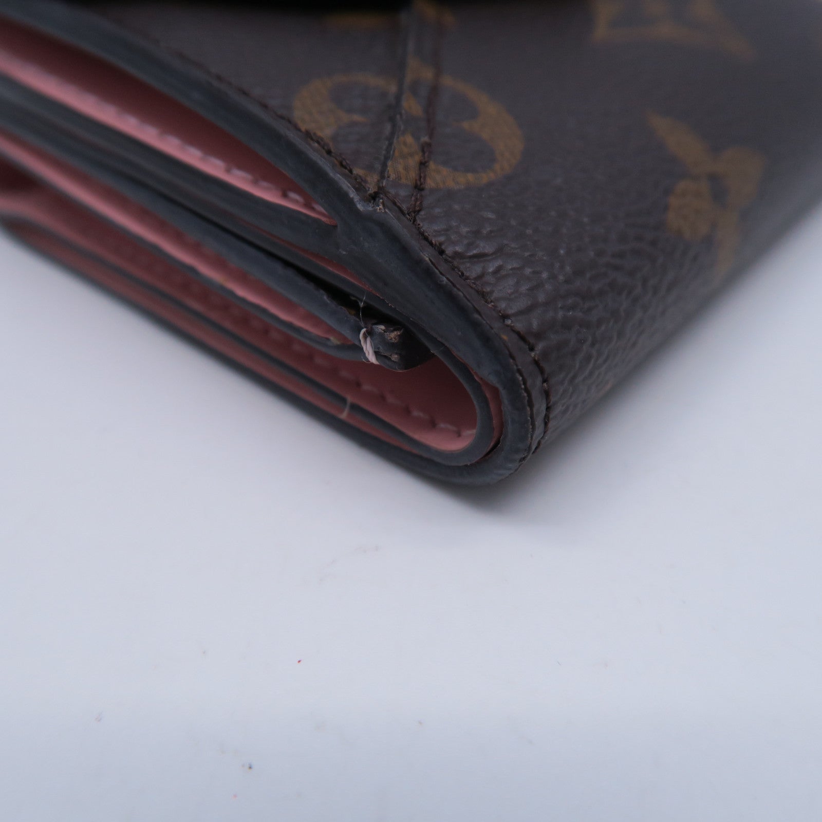 LOUIS VUITTON Monogram Celeste金扣錢包粉紅色