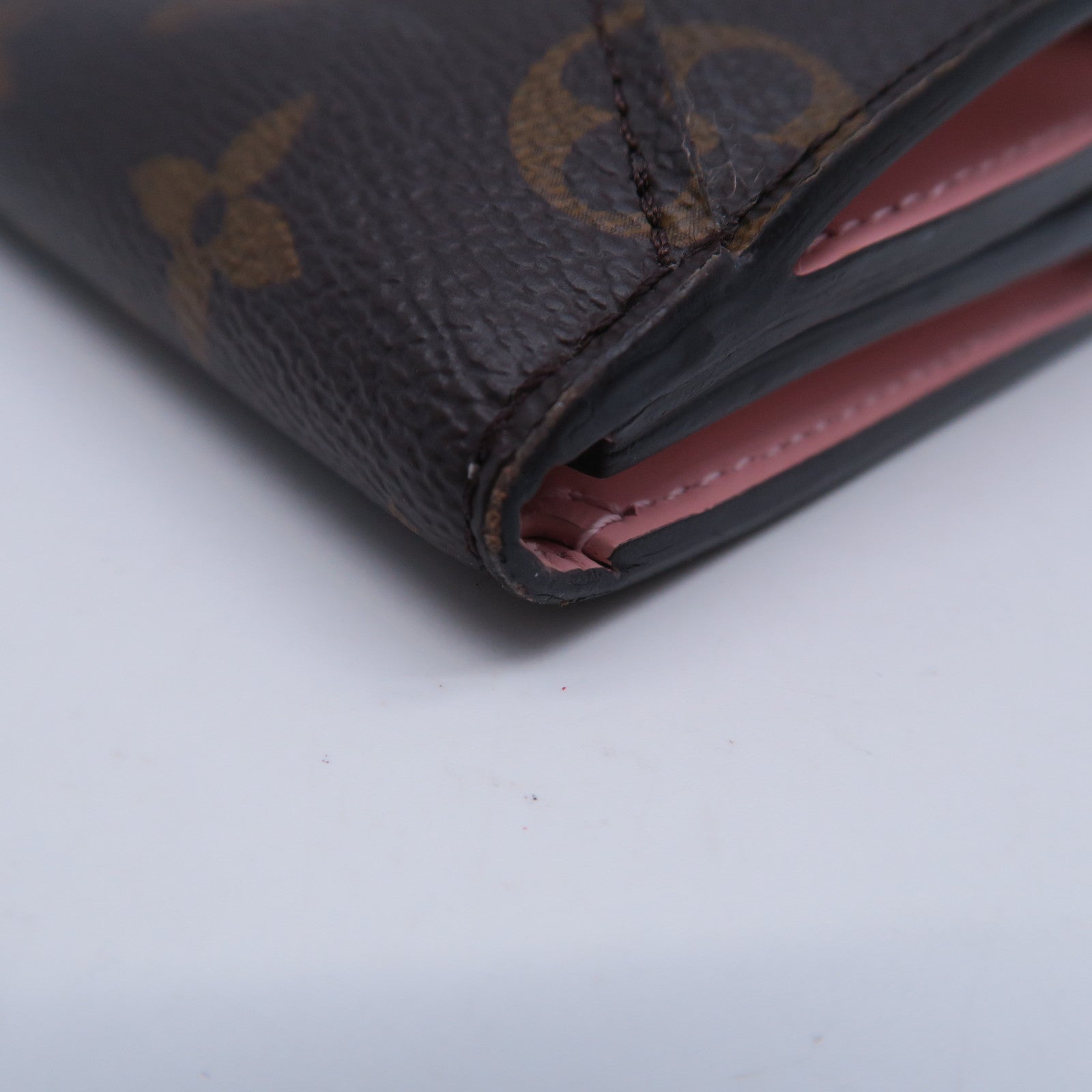 LOUIS VUITTON Monogram Celeste金扣錢包粉紅色