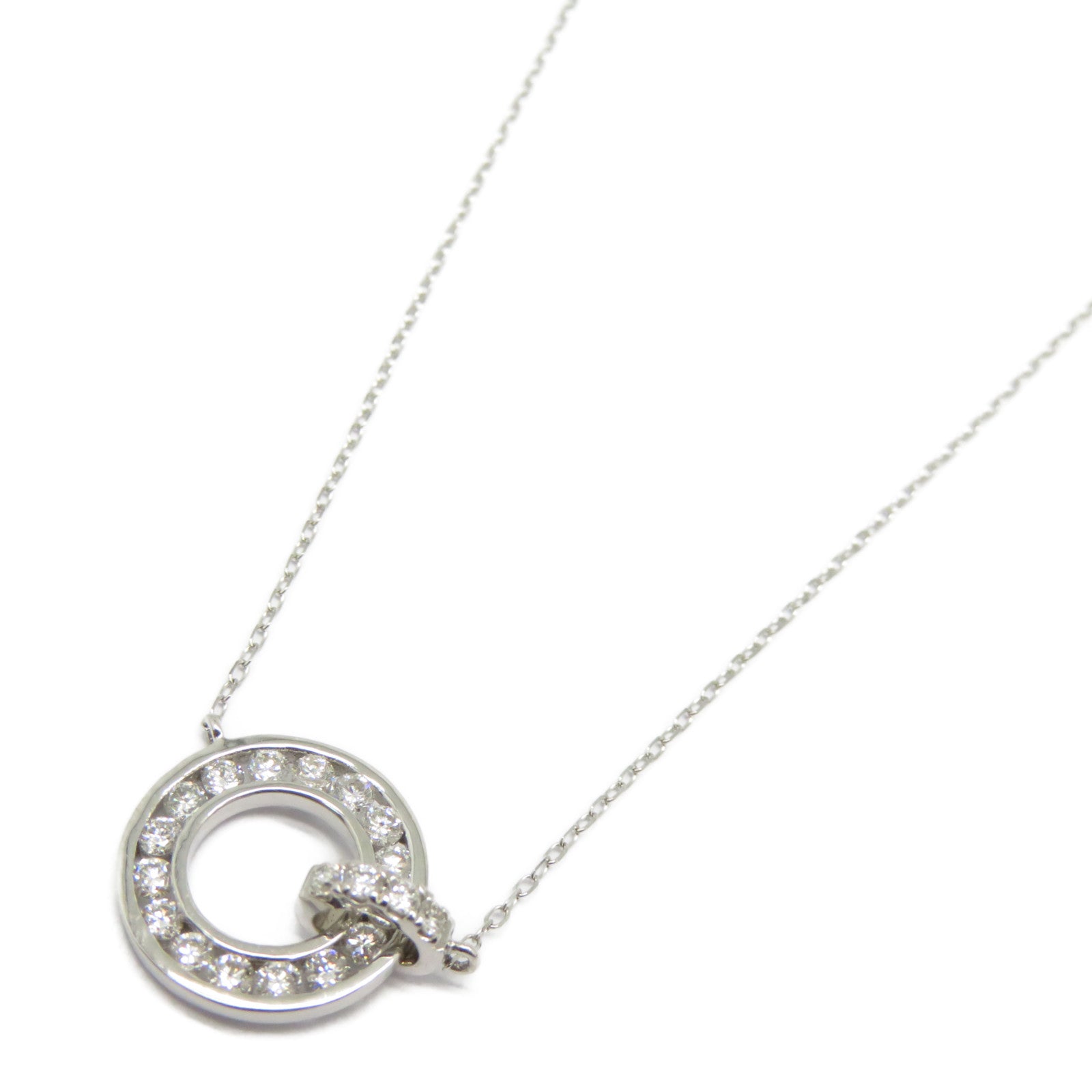 JEWELRY 18K白金Diamond Necklace 0.377ct鑽石項鍊