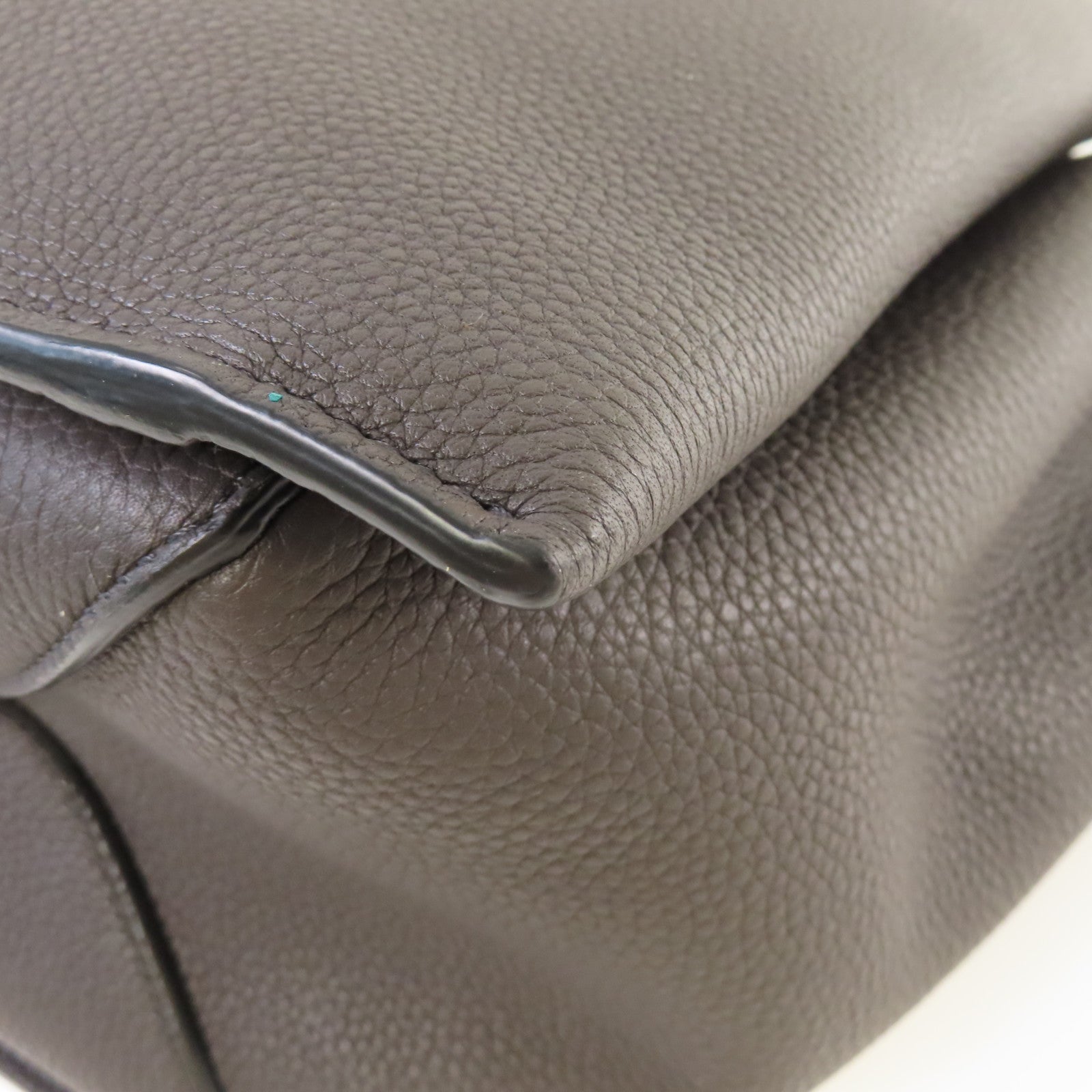 CELINE 牛皮皮革Small Tri-Fold Bag肩背袋碳灰色