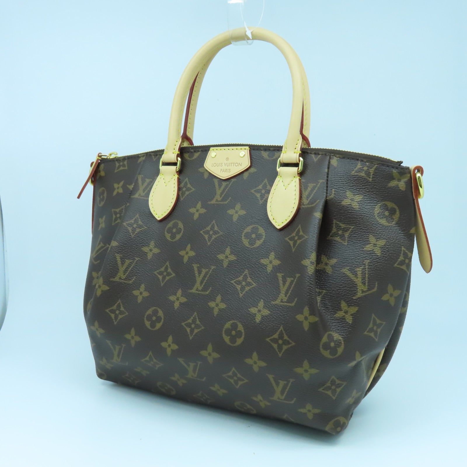 LOUIS VUITTON Monogram Turenne PM金扣手挽肩背兩用袋啡色