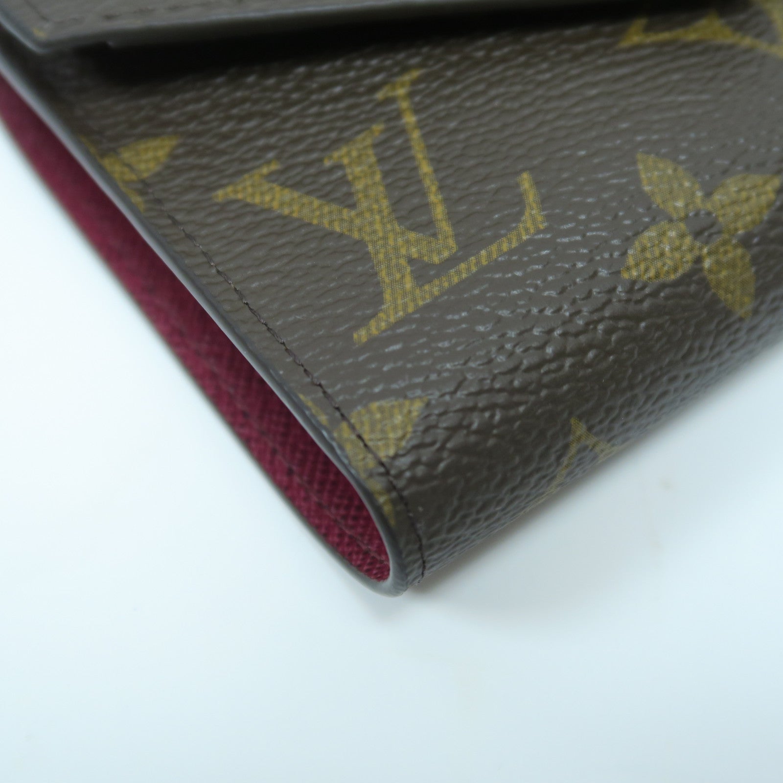 LOUIS VUITTON Monogram Victorine金扣錢包啡色