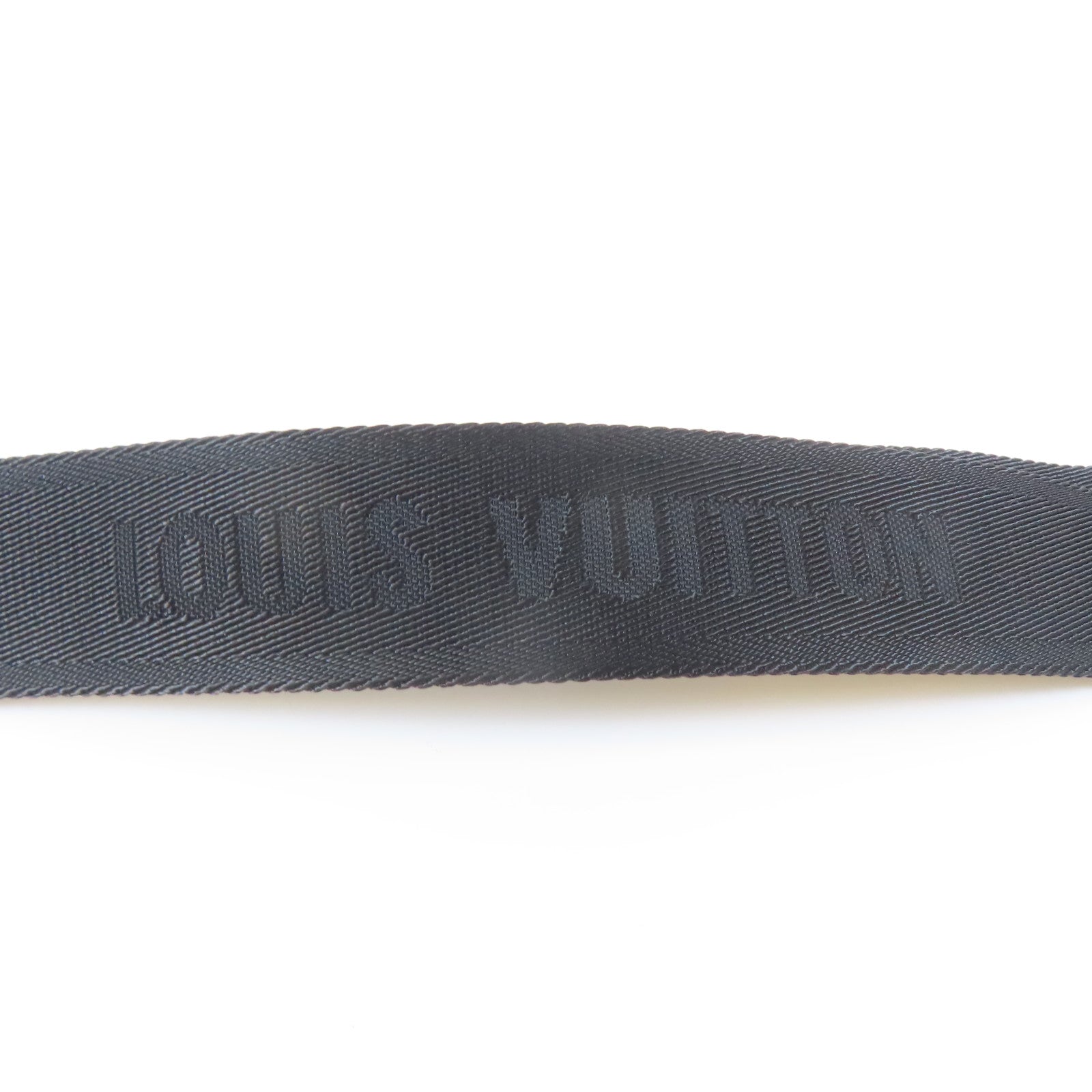 LOUIS VUITTON 牛皮皮革Gaston黑扣肩背袋黑色