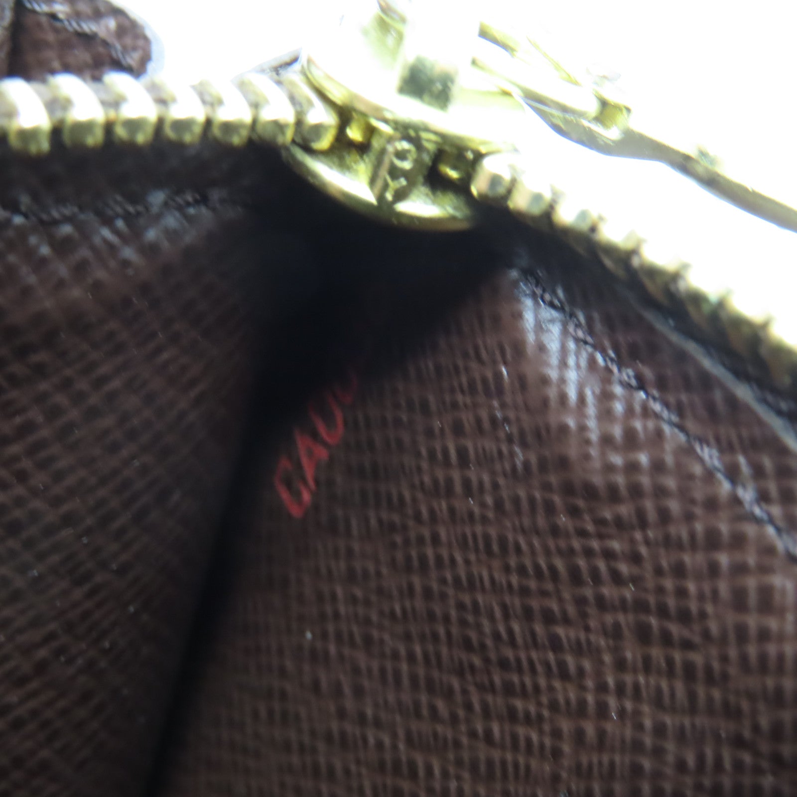 LOUIS VUITTON Damier Portefeuille Sarah Wallet金扣長錢包啡色