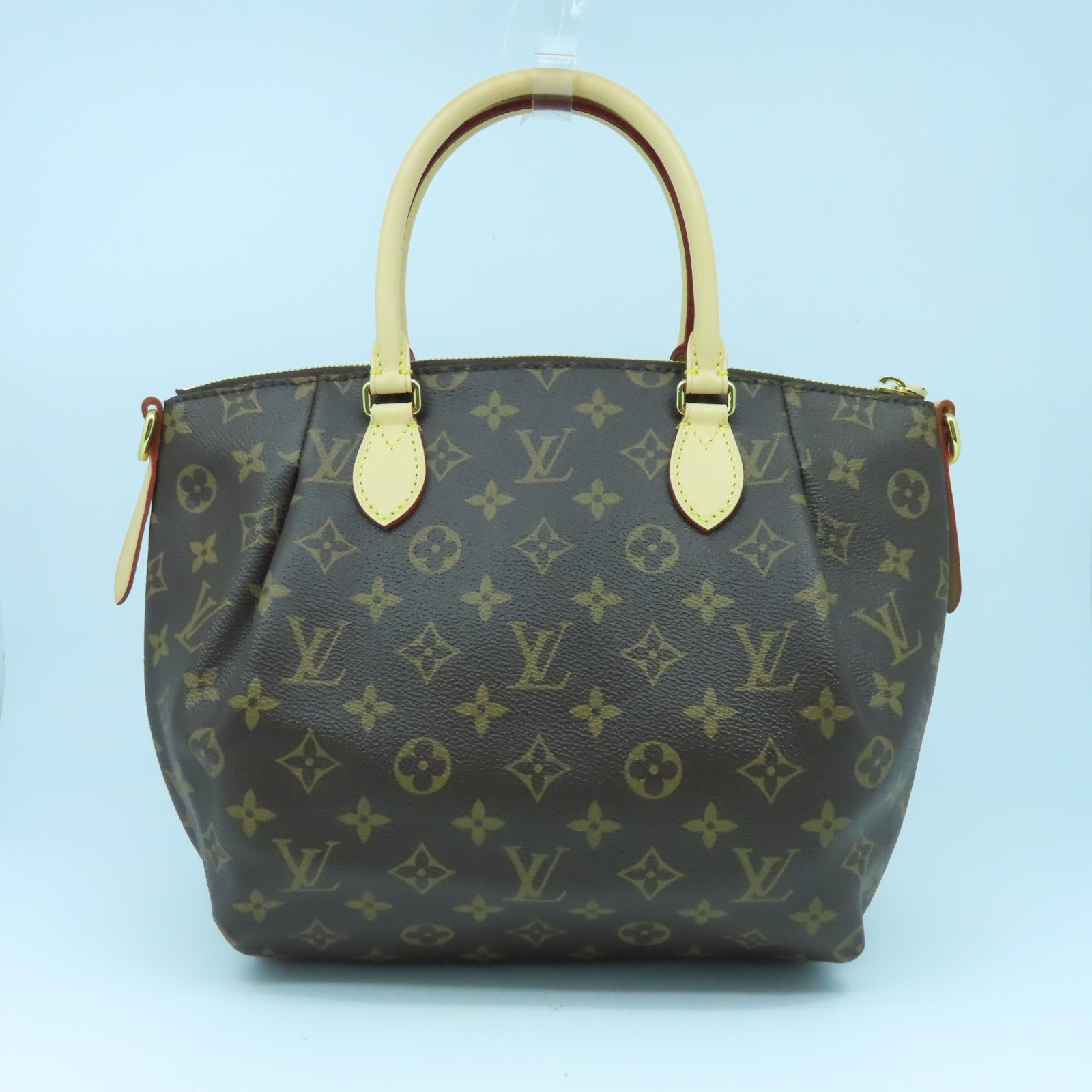 LOUIS VUITTON Monogram Turenne PM金扣手挽肩背兩用袋啡色