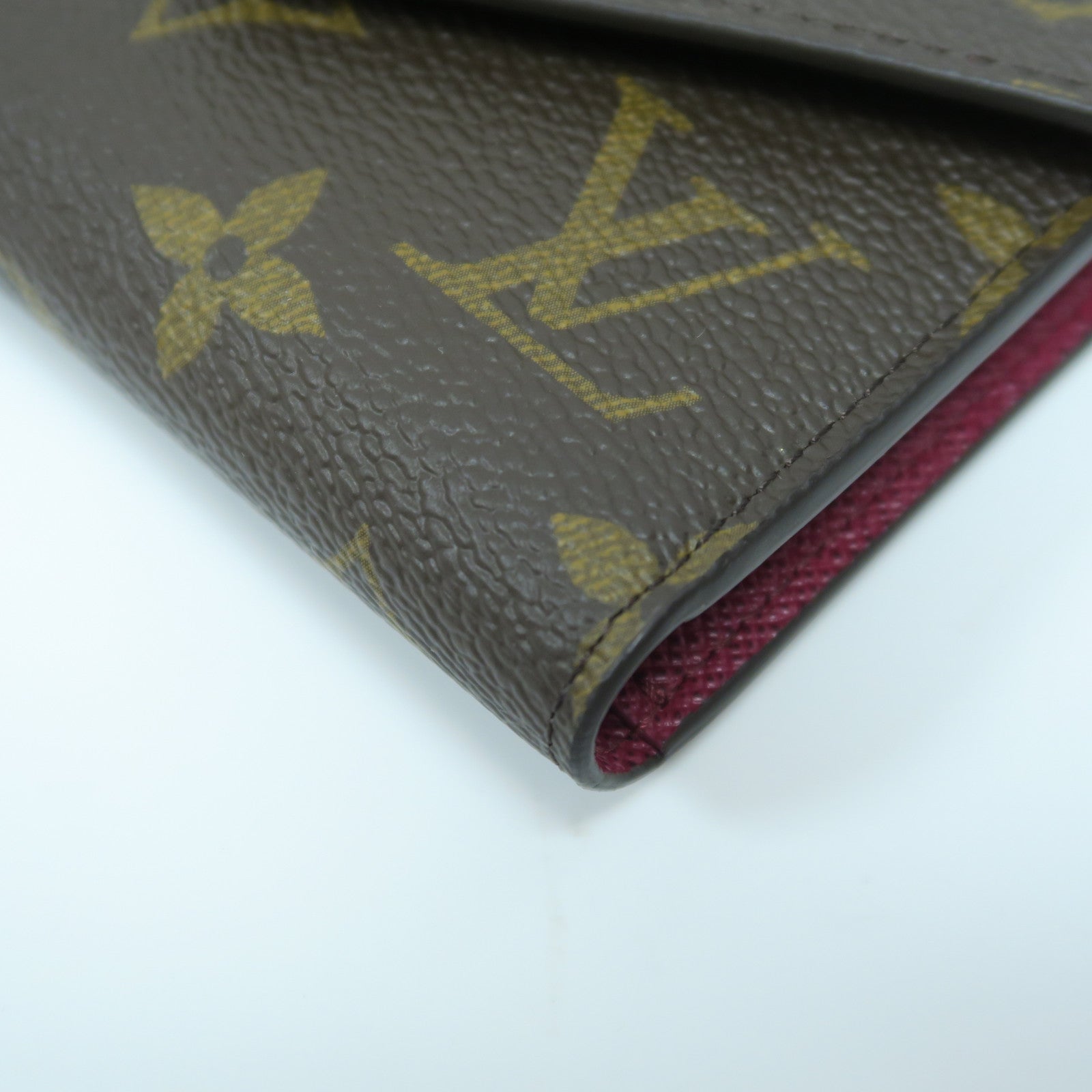 LOUIS VUITTON Monogram Victorine金扣錢包啡色