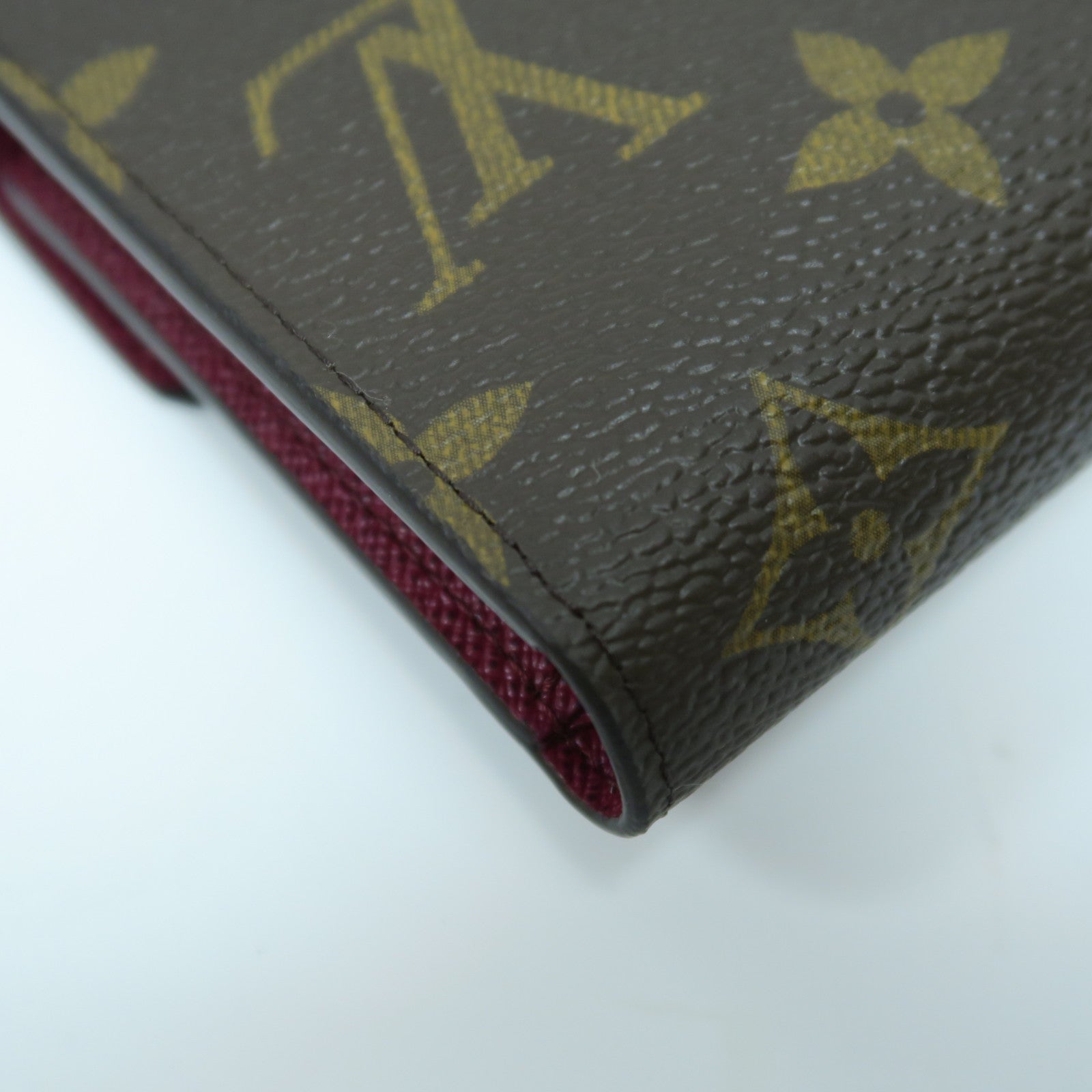 LOUIS VUITTON Monogram Victorine金扣錢包啡色