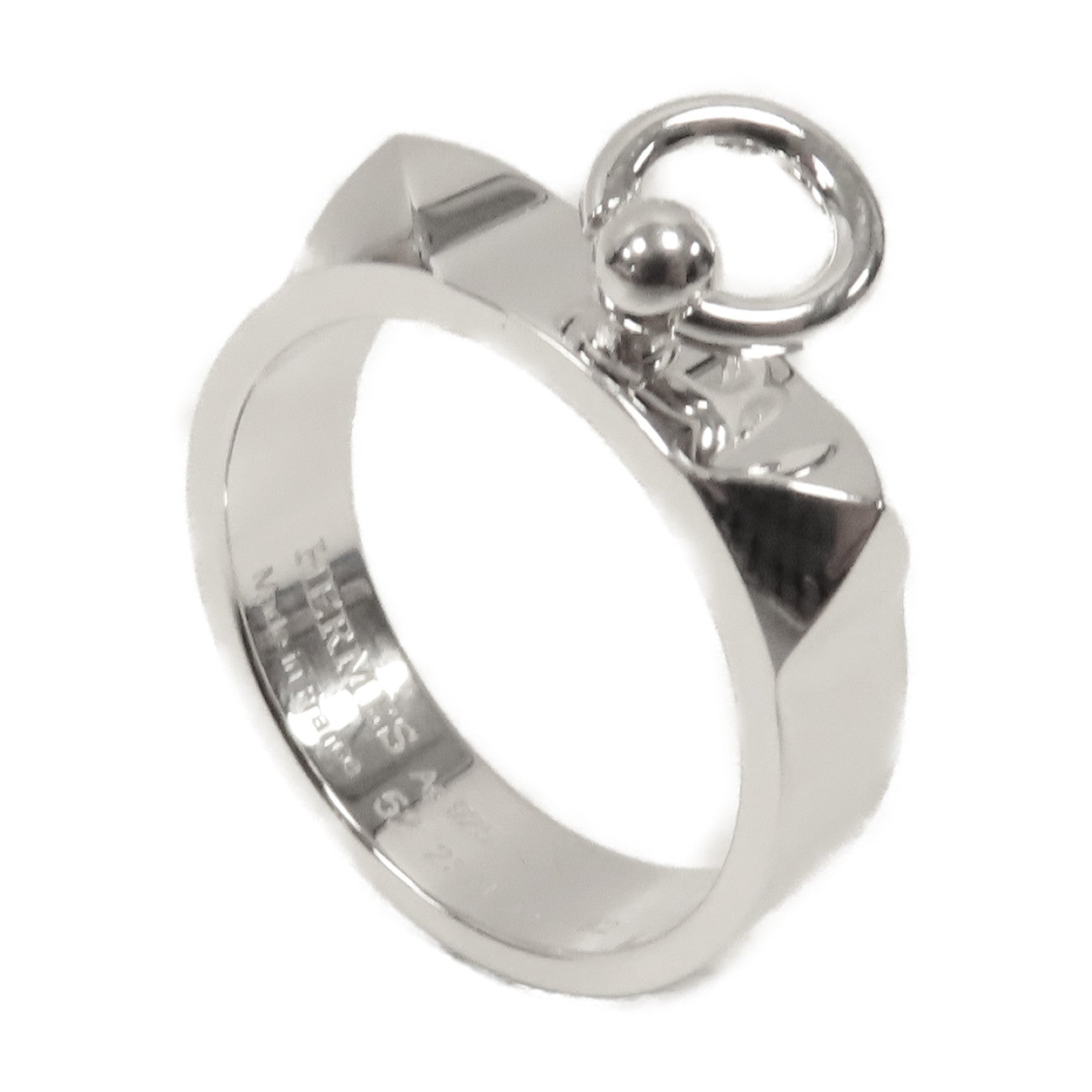 HERMES 925純銀CDC Collier De Chien Small Ring戒指US#6